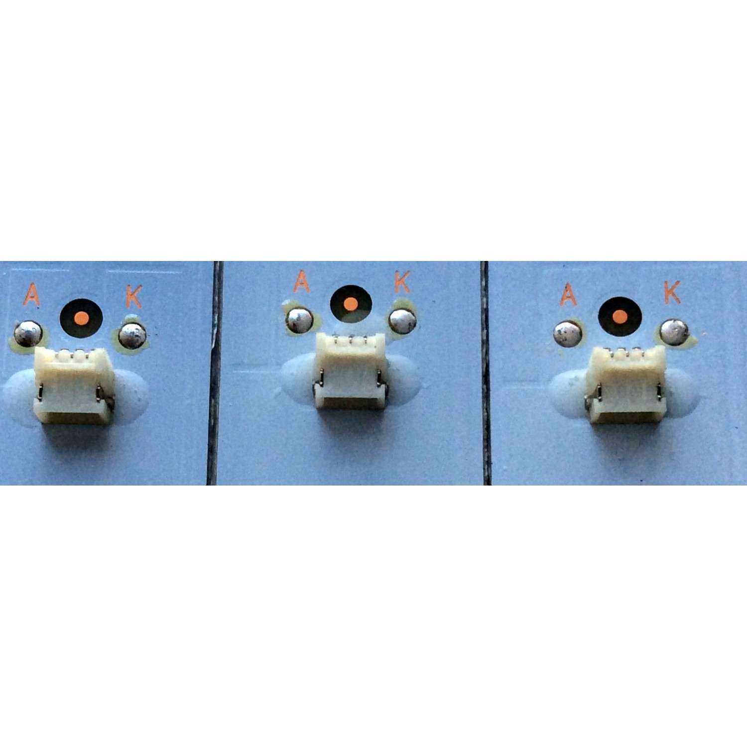 KIT DE LED´S PARA TV (3 PIEZAS) / UPSTAR ZH32D08-ZC14F-01 / 31-315-316-33 / E243157 / N285D-0 / 2010002593/B22 / 141015A2 / PANEL TH315L424 / MODELOS P32EA8 / P32EE7 - Imagen 3