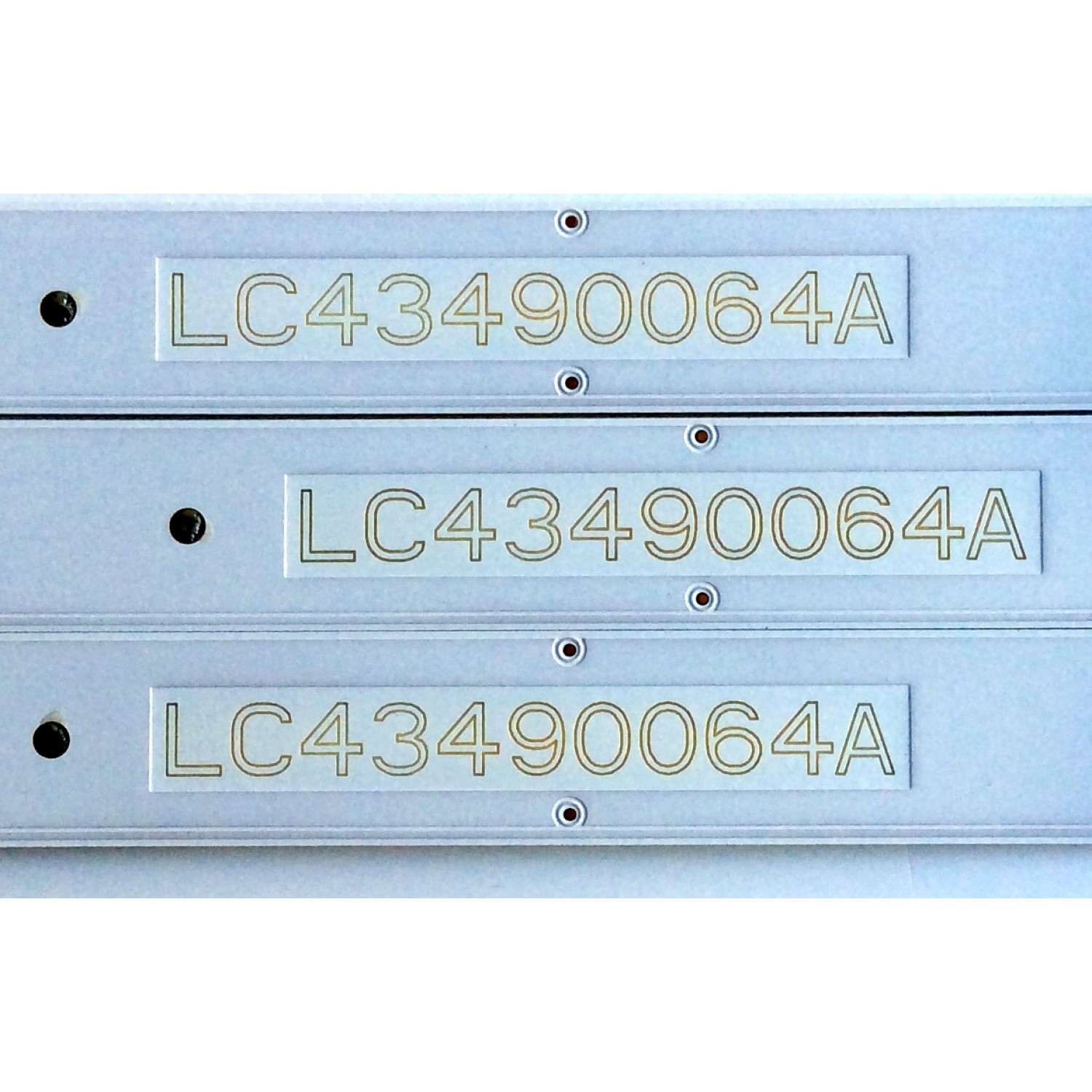 KIT DE LED´S PARA TV (3 PIEZAS) / LG LC43490064A / AG-D1 / 94V-0 / 1736 / WOOREE 43inch FHD_LED Array_A-Type_161024 / K74B / 6HMA / LC4349 / 0064A / BOE / PANEL NC430DUE-ABFX1 / MODELO 43LJ5500-UA BUSYLJM - Imagen 2