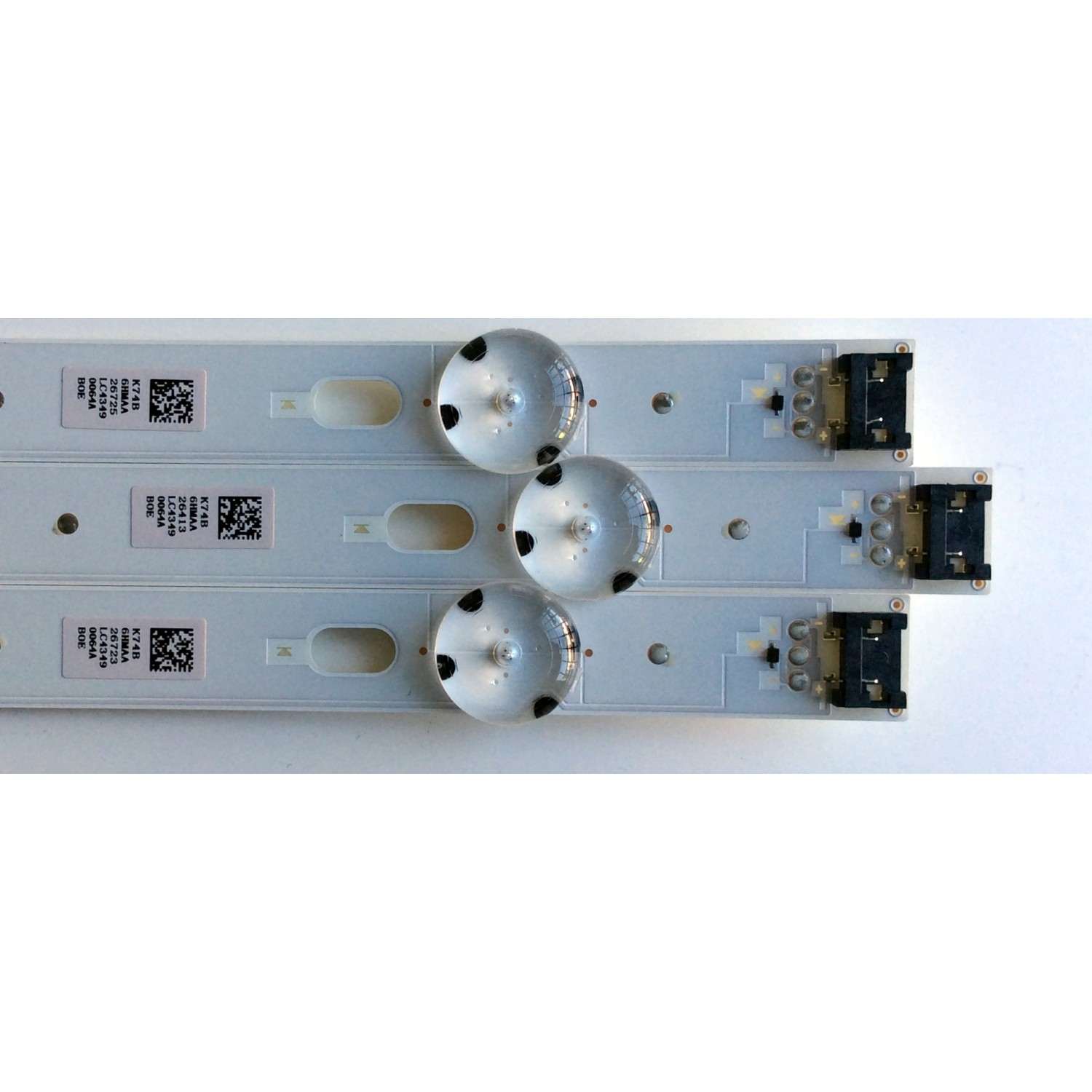 KIT DE LED´S PARA TV (3 PIEZAS) / LG LC43490064A / AG-D1 / 94V-0 / 1736 / WOOREE 43inch FHD_LED Array_A-Type_161024 / K74B / 6HMA / LC4349 / 0064A / BOE / PANEL NC430DUE-ABFX1 / MODELO 43LJ5500-UA BUSYLJM - Imagen 5