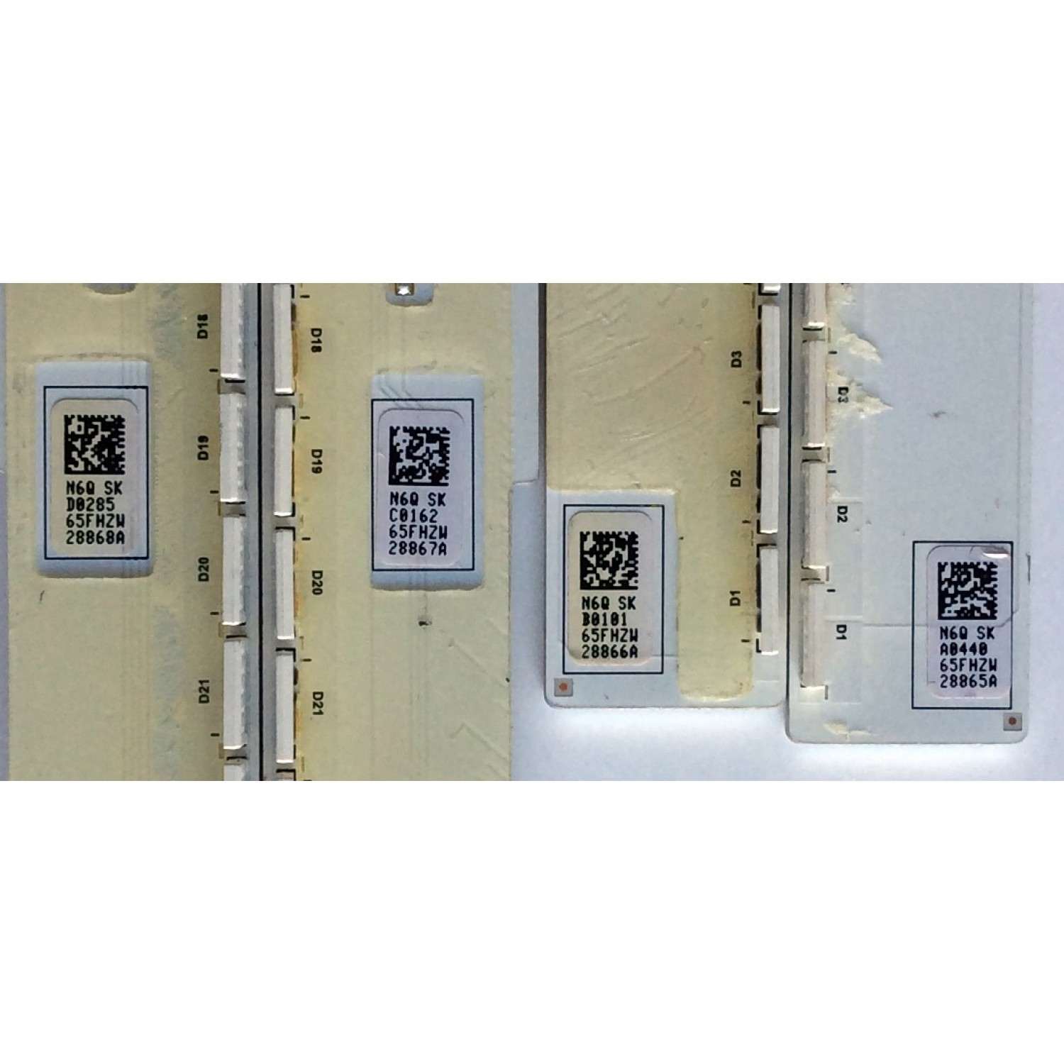 KIT DE LED´S PARA TV (4 PIEZAS) / SAMSUNG / 3D-7032LED-L / V3LE-650SMC-R0 / 3D-7032LED-R / V3LE-650SMD-R0 / 65FHZW / BN96-28865A / BN96-28866A / BN96-28867A / BN96-28868A / 65 7K TYPE B / 65 7K TYPE A / PANEL CY-SF650DSLV1H / MODELO UN65F7100AFXZA TH02 - Imagen 2
