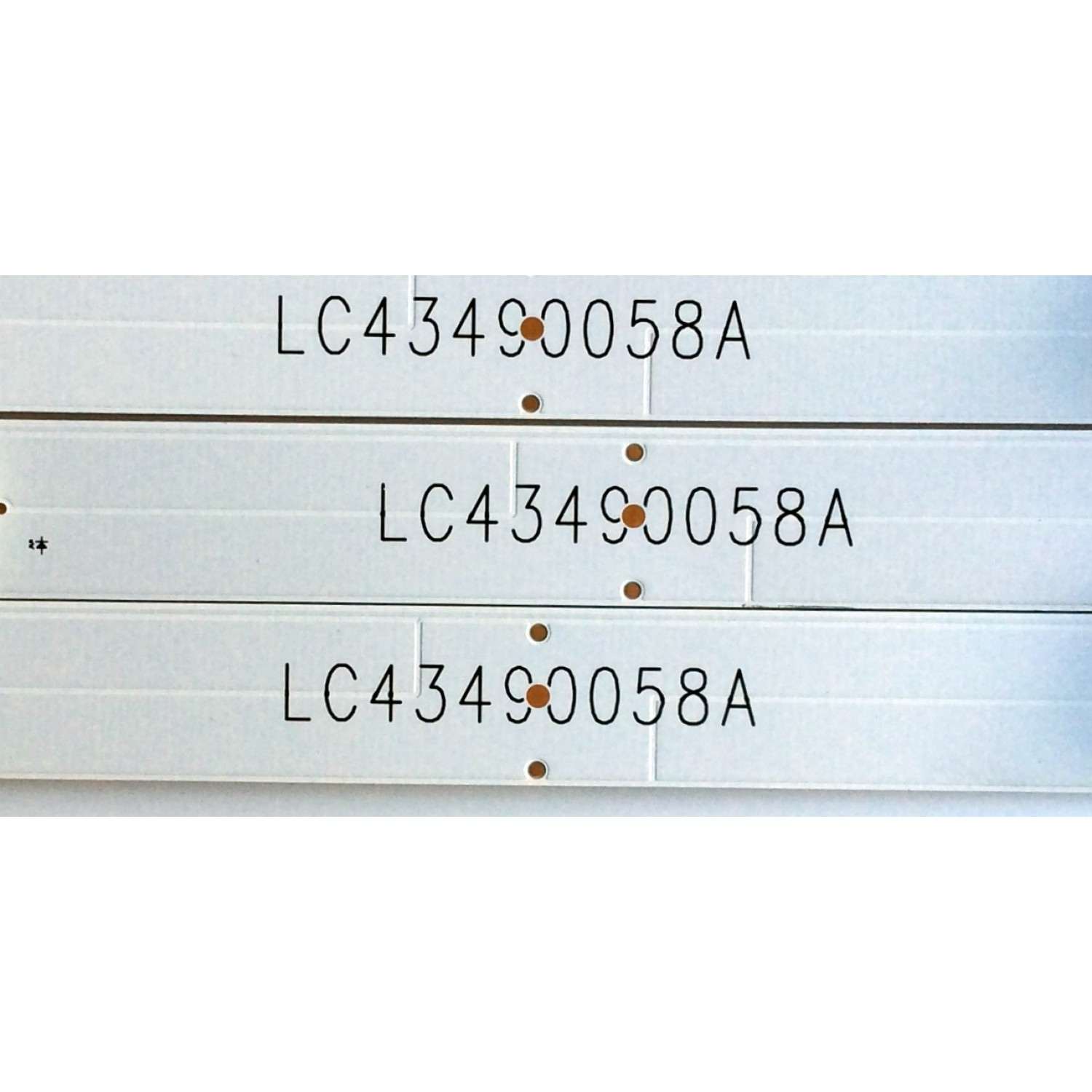 KIT DE LED´S PARA TV (3 PIEZAS) / LG LC43490058A / LC434 90058A / LG Innotek 17Y 43inch_ A-Type LED_ARRAY_Rev0.0_160926 / B6JB 12D1B / AXJB 12D1B / B6JB12D1B / AXJB12D1B / PANEL NC430DUE-AAFX1 / MODELOS 43LJ5500-UA / 43LJ5500-UA AUSYLJM / BUSYLJM - Imagen 5