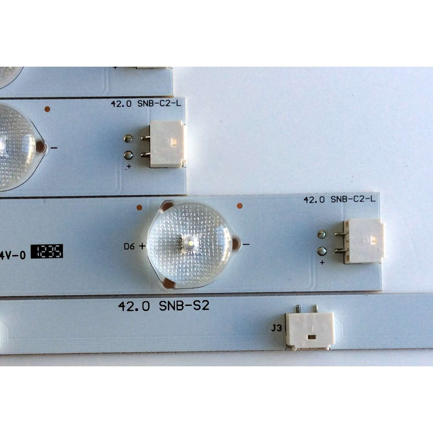 KIT DE LED´S PARA TV (16 PIEZAS) / VIZIO 42.0 SNB-C2-R / 42.0 SNB-C2-L / 42.0 SNB-S2 / YMGB23F6B006-F46 / PANEL`S TPT420H2-HVN01 REV:C1E / TPT420H2-HVN01 / MODELOS E420I-A1 LTYWNRDN / E420I-A1 LTYWNRDP / E420I-A1 LTYWNRAP / E420I-A1 LTMWNRDN - Imagen 3