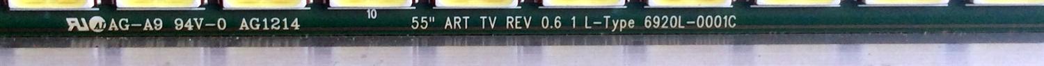 LED PARA TV / JVC 6922L-0031A / 6916L-0954A / 6916L-0955A / AG1214 / 6916L0955A / 6916L0964A / RNA412 / 55¨ ART TV REV 0.6 1 R-Type 6920L-0001C / 55¨ ART TV REV 0.6 1 L-Type 6920L-0001C / PANEL LC550EUN (FE)(F1) / MODELO JLE55SP400 - Imagen 3
