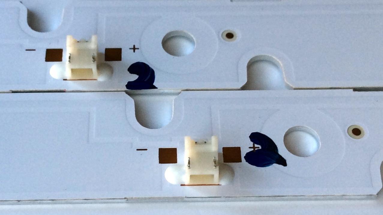 KIT DE LED´S PARA TV (2 PIEZAS) / ELEMENT 6501L618000020 / 06-32C2X6-618-M07W14 / 230132C1N00270 / YF-J52L003JB3D-0001 / PANEL JLTY315A082 / MODELO ELEFW328 - Imagen 2