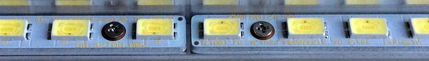 KIT DE LED´S PARA TV (2 PIEZAS) / LG 73.42T09.005-2-SN1 / 100419 / 73.42T09.004-2-SN1 / 58.42T09.002 / STA420A04_rev1.0_52_100121 / PANEL T420HW07 V.1 / 42LE5400-UC AUSDLUR / 42LE5300-ZA / 42LE5400-UC AUSDLNR / M420NV / M421NV - Imagen 3