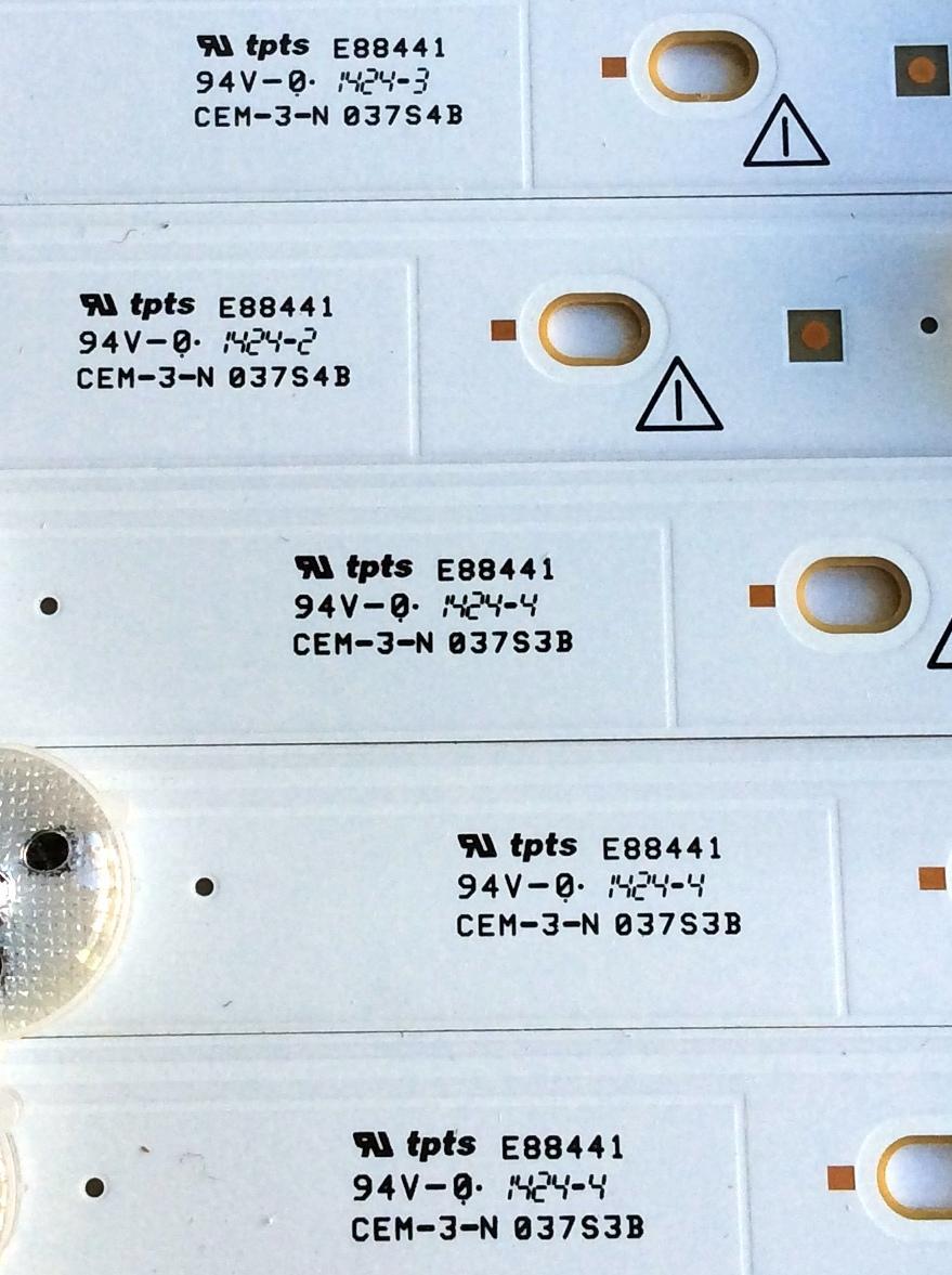 KIT DE LED´S PARA TV (12 PIEZAS) / SONY LM41-00091P / LM41-00091N / SAMSUNG_2014_SONY_DIRECT_48_A_3228_6LEDs_REV1.0_140404 / SAMSUNG_2014_SONY_DIRECT_48_B_3228_6LEDs_REV1.0_140404 / CEM-3-N 037S3B / PANEL NS4F480DND01 / MODELO KDL-48W600B - Imagen 3