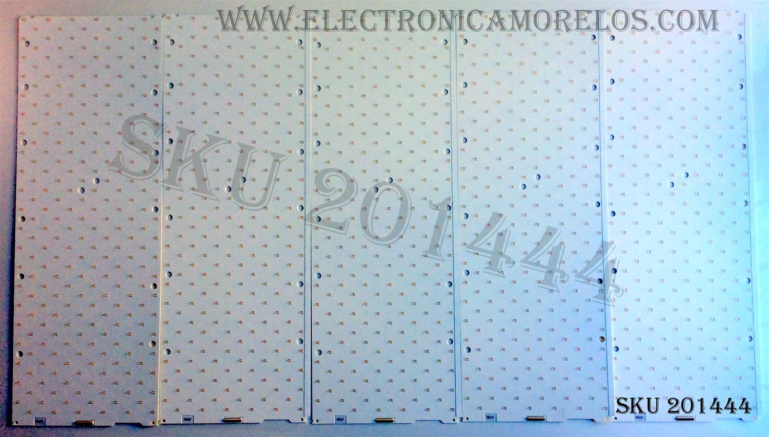 KIT DE LED´S PARA TV (5 PIEZAS) / SONY 950D / 1708KD / 1Z389B / PANEL FQLF550DT01 / MODELO XBR-55HX929	