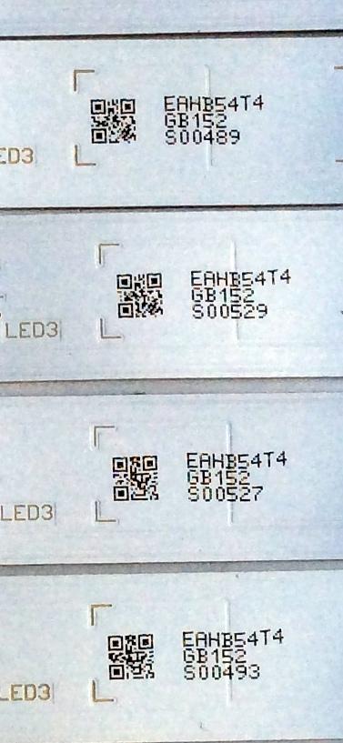 KIT DE LED´S PARA TV / SONY ((9 PIEZAS)) YD8F007DND01B / LSY550FF04-B0J / MBL-55030D915SN1 / MBL-55030D915SN0 / EAHB54T4 / EBHB53T4 / MODELO XBR-55X900F - Imagen 4