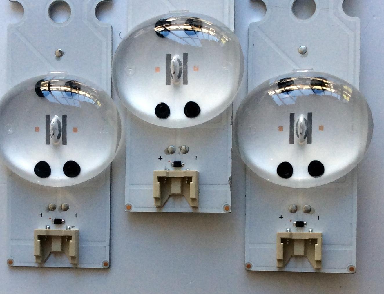 KIT DE LED´S PARA TV (3 PIEZAS) LG HC500DQN-VCUR/L / SSL50UK63/65_INX_25mm2.3P1_20171120 / SBCB / 25W3B / EAJ64451101 / INX / 50076 / EAJ6 4451 101 / E469119 / PANEL NC500DQE-VXGX3 / MODELOS 50UK6300PUE.BUSJLOR / 50UK6300PUE - Imagen 2