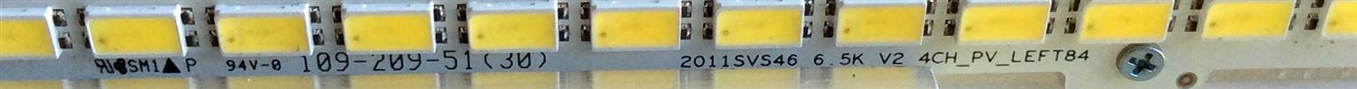 LED PARA TV ((NOTA IMPORTANTE:KIT (INCOMPLETO) CONSTA ORIGINALMENTE DE 2 PIEZAS)) / SAMSUNG 2011SVS46_6,5K_V2_4CH_PV_LEFT84 / BN64-01645A / PANEL LTJ460HW01-B / MODELO UN46D6420 / UN46D6420UFXZA H302	 - Imagen 5