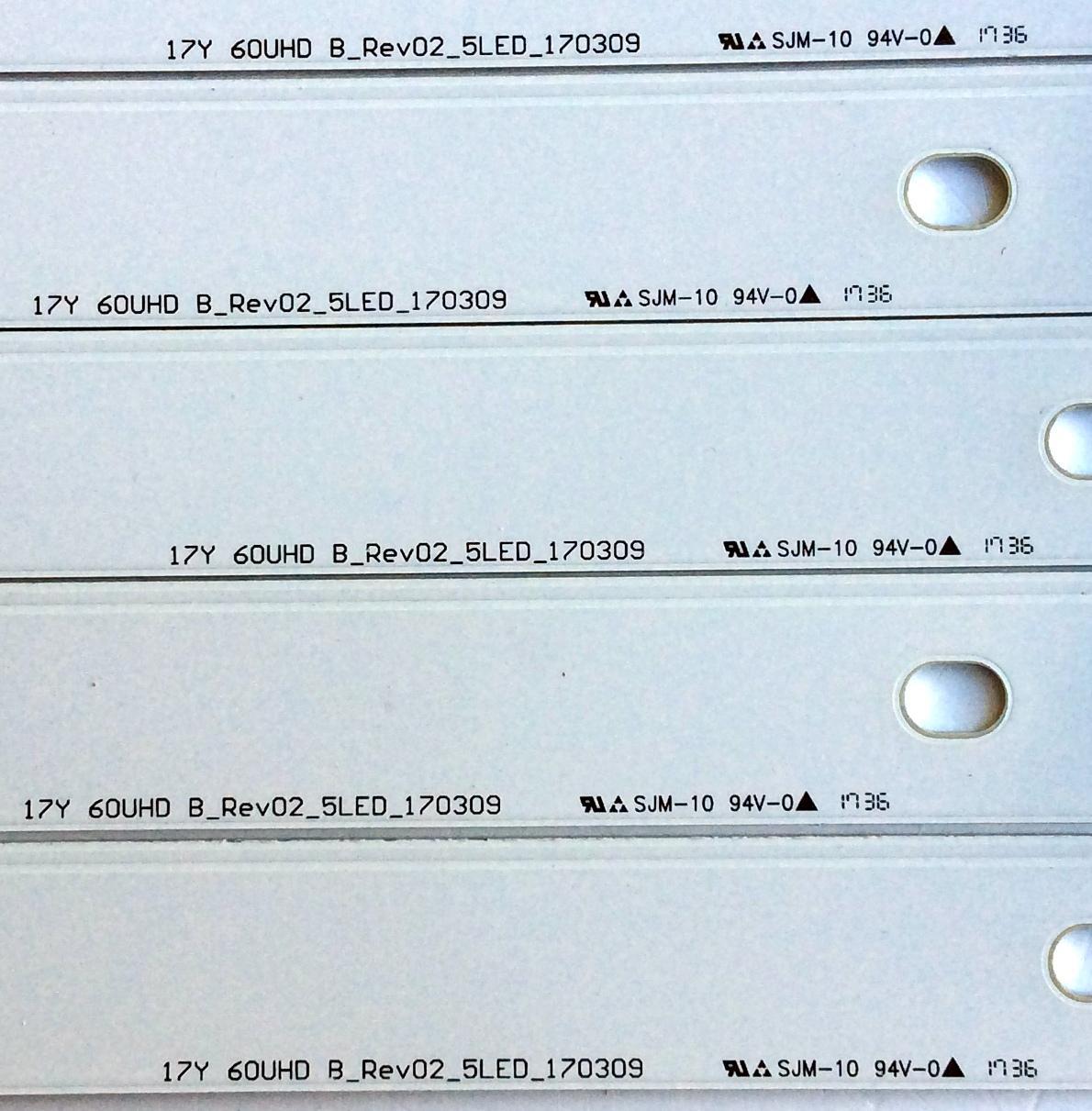 KIT DE LED´S PARA TV (10 PIEZAS) / SONY 17Y  60UHD B_Rev02_5LED_170309 / 17Y  60UHD A_Rev02_5LED_170209 / I1014 / FB232 / FC232 / 170309 / PANEL S600DUC-1 / MODELO KD-60X690E - Imagen 6