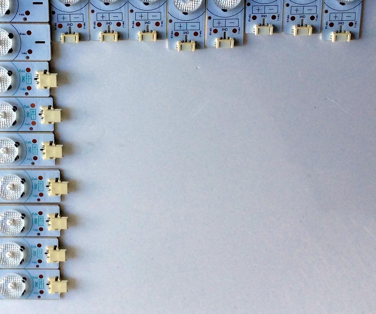 KIT DE LED`S PARA TV (44 PIEZAS) / SHARP ZZC2317WCA063050B3 / ZZC2320WCA041620A1 / ZZC2319WCA006370A1 / ZZC2211WCA036 / (5069) 8 PZAS / (5070) 6 PZAS / (5071) 8 PZAS / (5072) 7 PZAS / (5073) 8 PZAS / (5074) 7 PZAS / PANEL LK800D3GW10Z / MODELO LC-80LE633U - Imagen 2