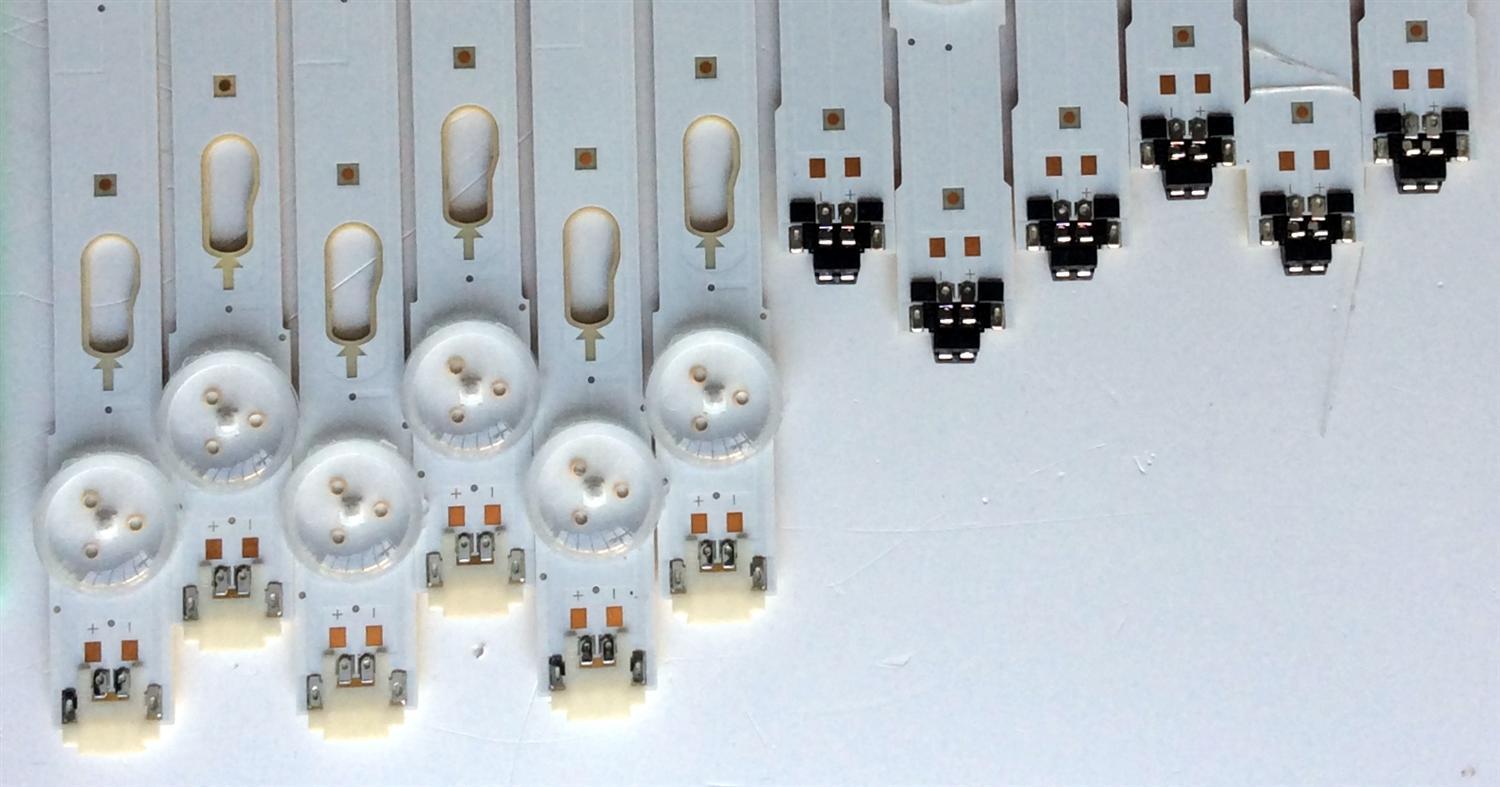 KIT DE LED'S PARA TV SAMSUNG ((12 PIEZAS)) / NUMERO DE PARTE 39660A / 39659A / S_5U75_55_FL_R6_REV1.5_150514_LM41-00136A / S_5U75_55_FL_LB_REV1.5_150514_LM41-00135A / PANEL CY-GK055HGLV5H / MODELOS UN55MU630 / UN55MU630DFXZA FA01 - Imagen 5