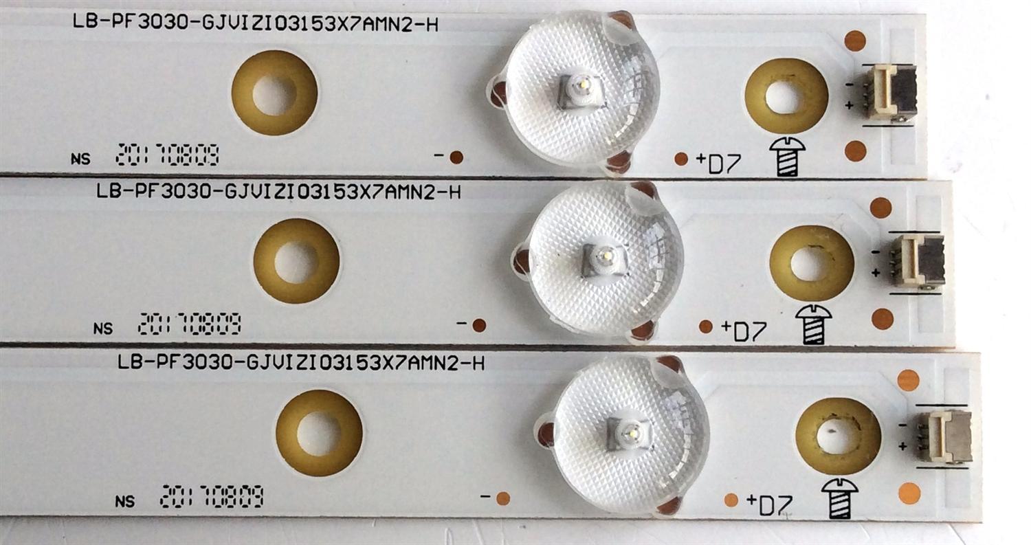 KIT DE LED´S PARA TV (3 PIEZAS) / VIZIO LB-PF3030-GJVIZI03153X7AMN2-H / LB-PF3030-GJVIZIO3153X7AMN2-H / 7204 / L8T47Y611Y00 / 32AMN2 / 210BZ07D04338BC00X /  / PANEL TPT315B1-1B01.L REV:S21A / MODELO D32F-E1 LTT3VMKT - Imagen 2