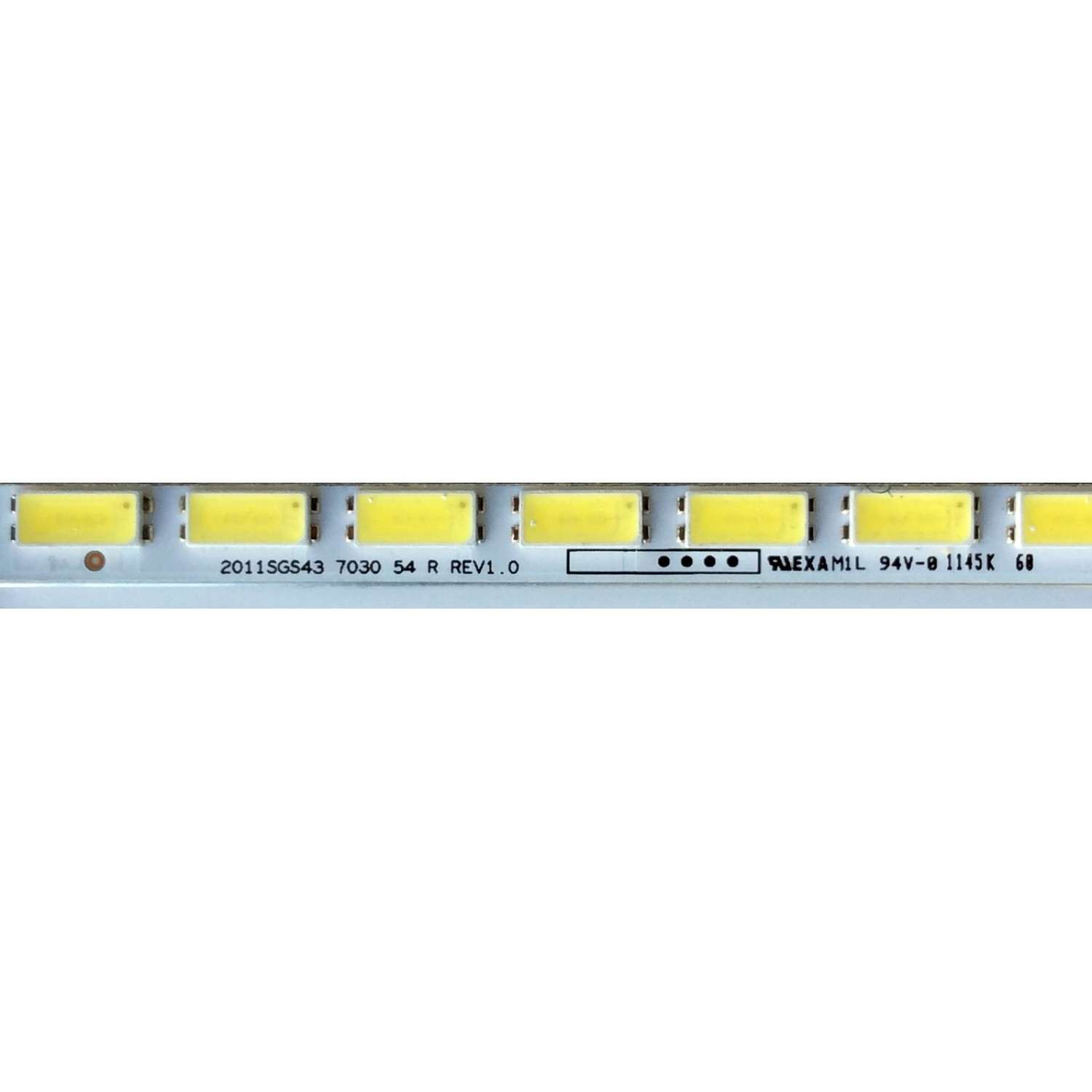 LED PARA TV / UPSTAR LJ64-03317A / 2011SGS43 / D010909A0 / 1145K10 / 2011SGS43 7030 54 R REV1.0 / 2011SGS43 7030 54 L REV1.0 / PANEL LTA430HW02 / LTA430HW02-C02 / MODELO P43EWX JH147E - Imagen 2