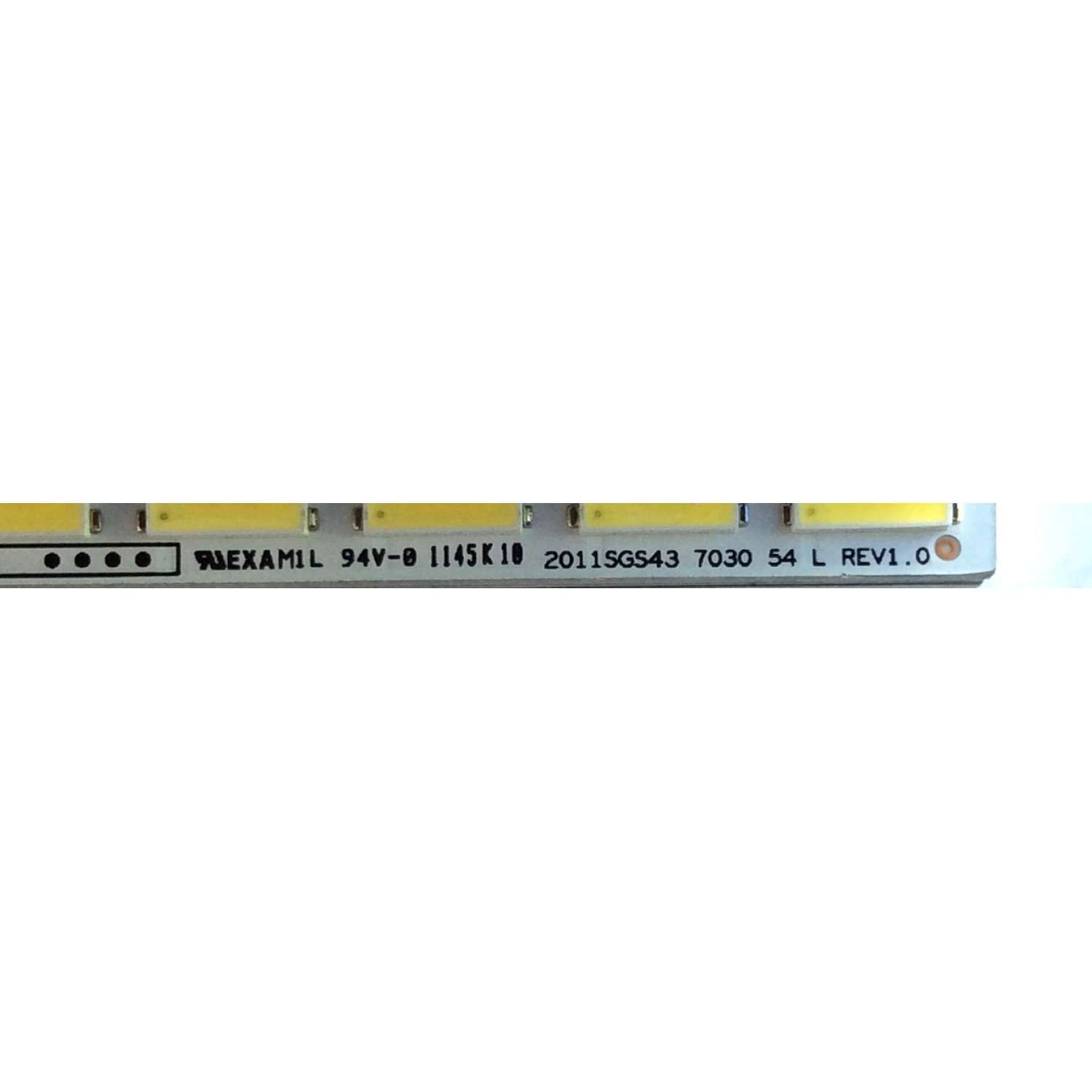 LED PARA TV / UPSTAR LJ64-03317A / 2011SGS43 / D010909A0 / 1145K10 / 2011SGS43 7030 54 R REV1.0 / 2011SGS43 7030 54 L REV1.0 / PANEL LTA430HW02 / LTA430HW02-C02 / MODELO P43EWX JH147E - Imagen 3