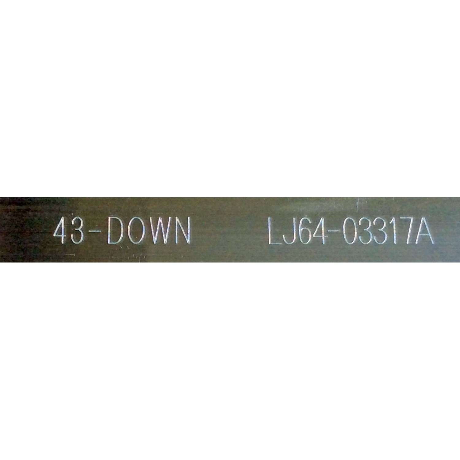 LED PARA TV / UPSTAR LJ64-03317A / 2011SGS43 / D010909A0 / 1145K10 / 2011SGS43 7030 54 R REV1.0 / 2011SGS43 7030 54 L REV1.0 / PANEL LTA430HW02 / LTA430HW02-C02 / MODELO P43EWX JH147E - Imagen 4