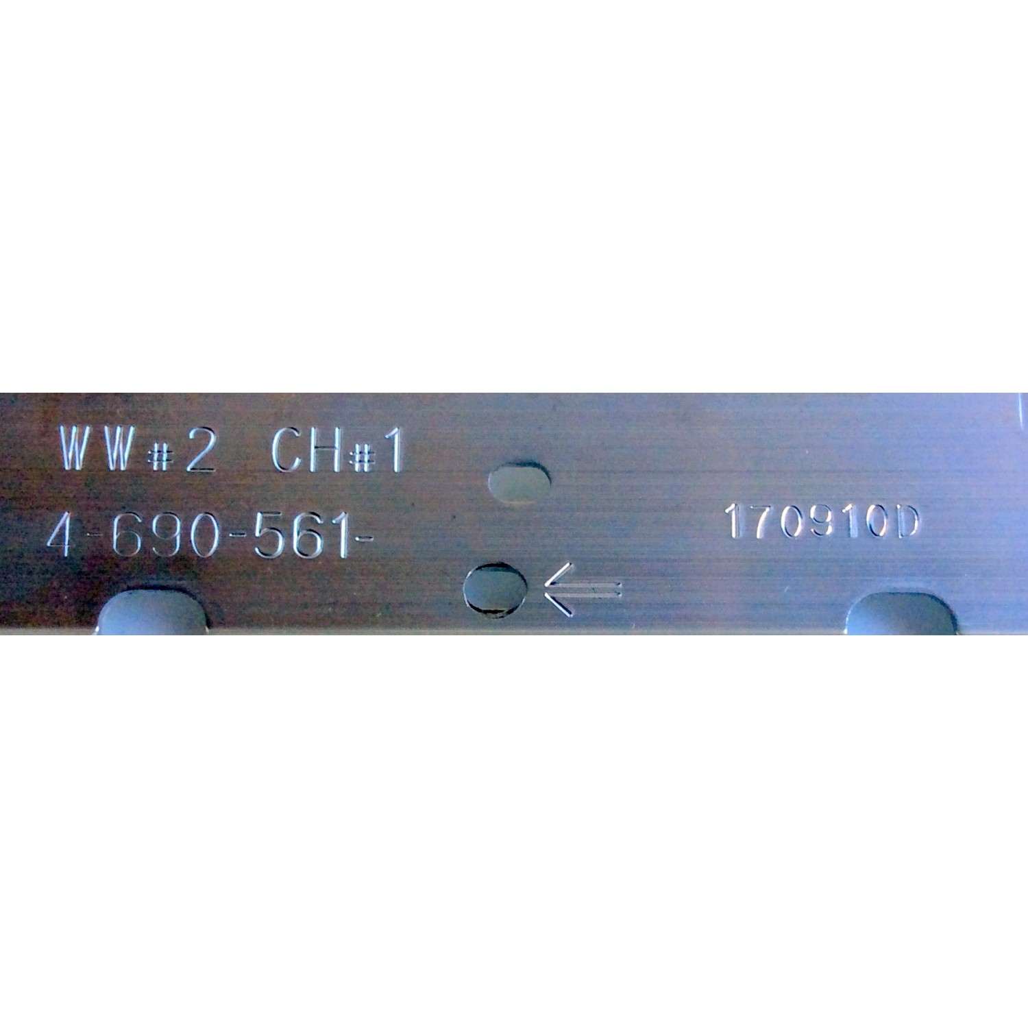 LED PARA TV / SONY NLAW30451 / E_R917103185F49F00113NJ / E_R917103190F49F00113NJ / 4-690-561 / 170910D / PANEL´S YM7F490HNG01 / A2165666A / A8387666A / MODELO XBR-49X800E - Imagen 6