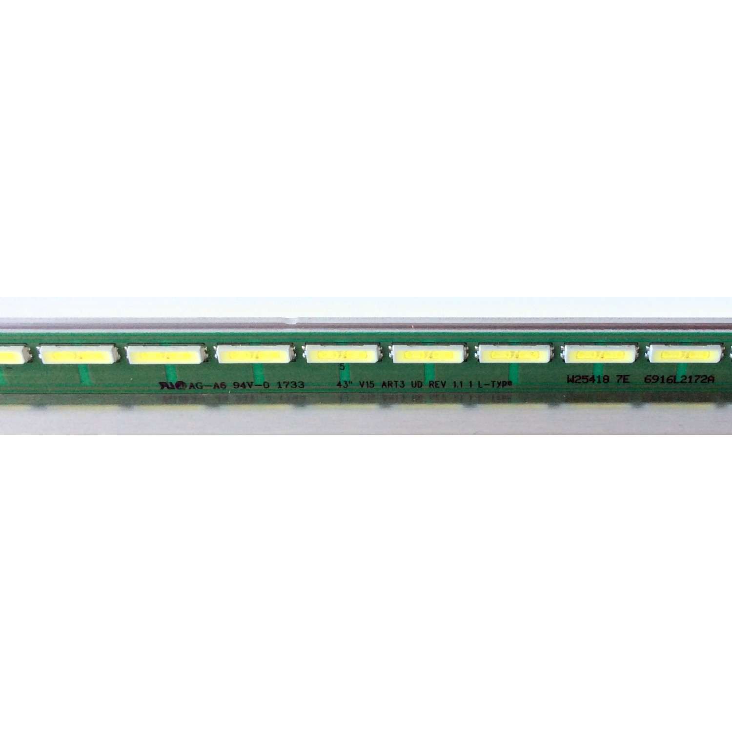 LED PARA TV / LG 6922L-0169A / 43¨ V15 ART3 UD REV 1.1 1 L-Type 6916L2172A / 43¨ V15 ART3 UD REV 1.1 1 R-Type 6916L2173A / 6916L2172A / 6916L2173A / 6916L-2172A / 6916L-2173A / PANEL LC430EQE (FH)(A1) / MODELO 43UD79-BA AUSLMSN - Imagen 5
