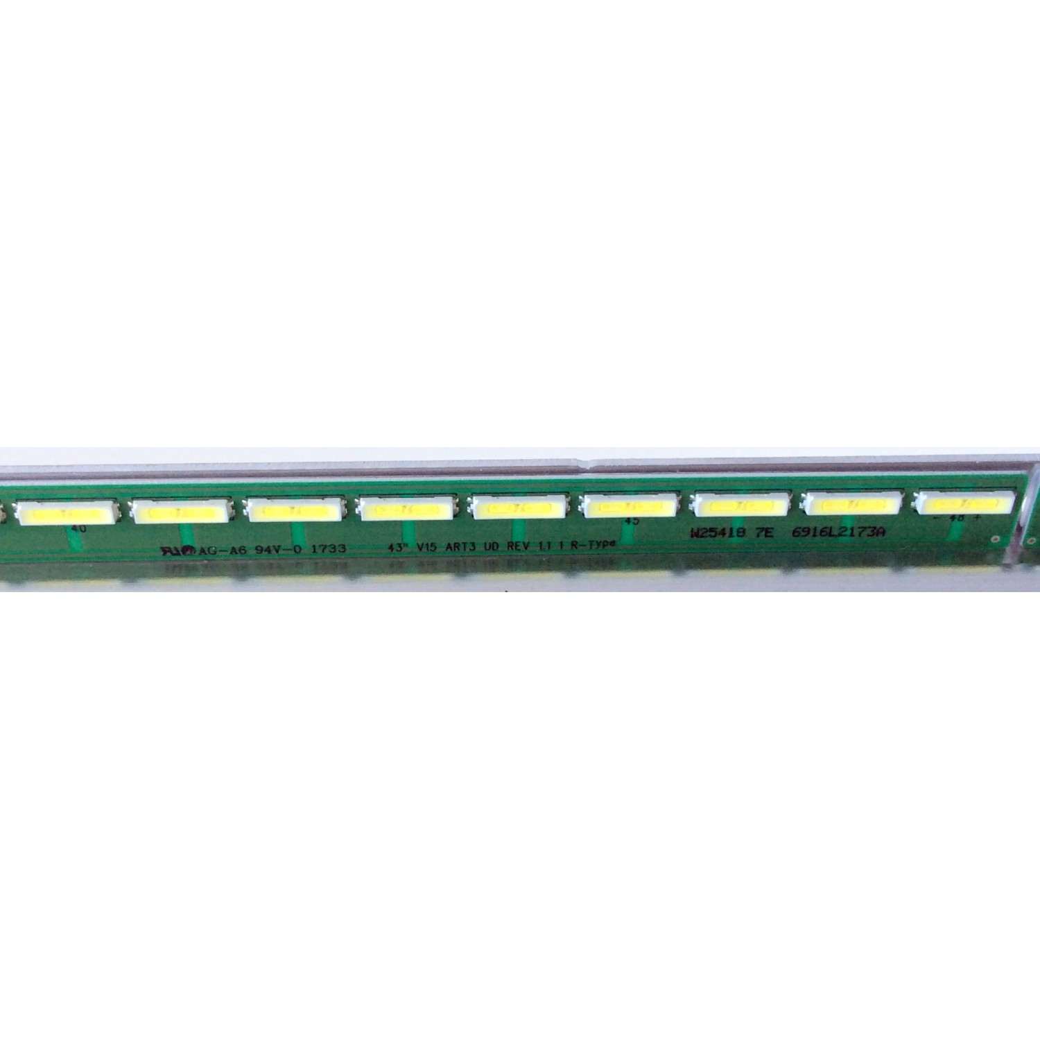 LED PARA TV / LG 6922L-0169A / 43¨ V15 ART3 UD REV 1.1 1 L-Type 6916L2172A / 43¨ V15 ART3 UD REV 1.1 1 R-Type 6916L2173A / 6916L2172A / 6916L2173A / 6916L-2172A / 6916L-2173A / PANEL LC430EQE (FH)(A1) / MODELO 43UD79-BA AUSLMSN - Imagen 4