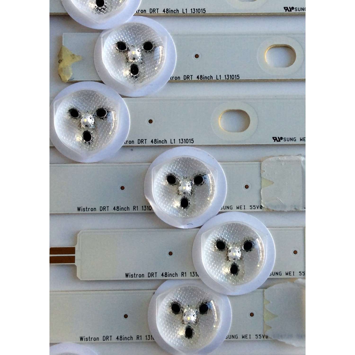 KIT DE LED´S PARA TV (12 PIEZAS) / VIZIO WISTRON DTR 48INCH R1 131015 /131015 / WISTRON 131015 / 48INCH L2 131015 / 5638005B81 / PANEL LSC480HN03-S01 / MODELOS E480I-B2 / E480I-B2 LWJQPOFQ / E480I-B2 LWZQPOCQ / E480I-B2 LWZQPODQ / E480I-B2 LWZQPOJQ - Imagen 7