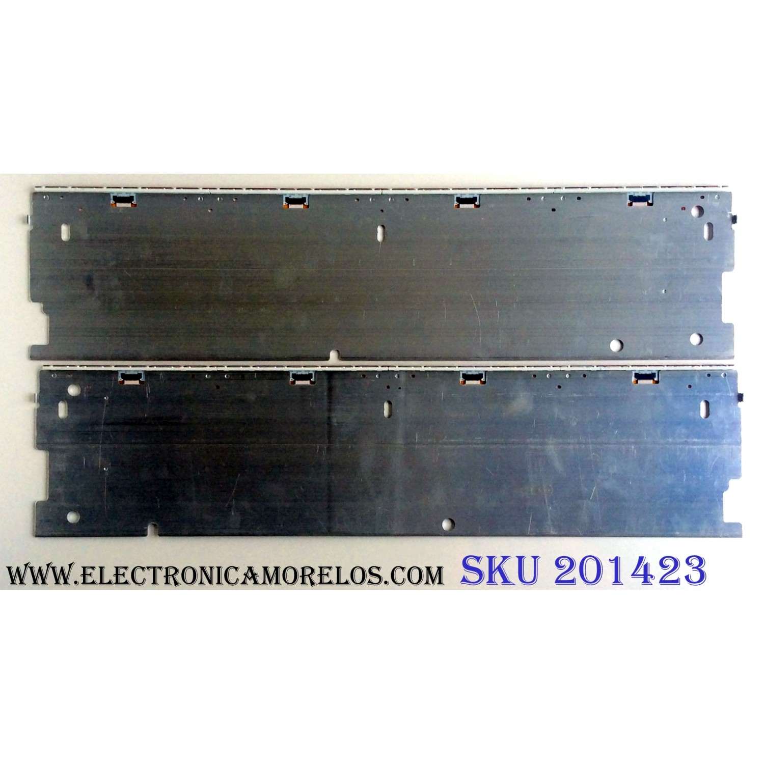 KIT DE LED´S PARA TV (2 PIEZAS) / SONY L2093031AP / 4-580-376-01 CH#1 180706D / 4-580-442- GA#1 160806D / SFG 55 L2093031A P-MOD 55 / PANEL`S YD6S550STD01 / LSY550FW01 / MODELO XBR-55X930D