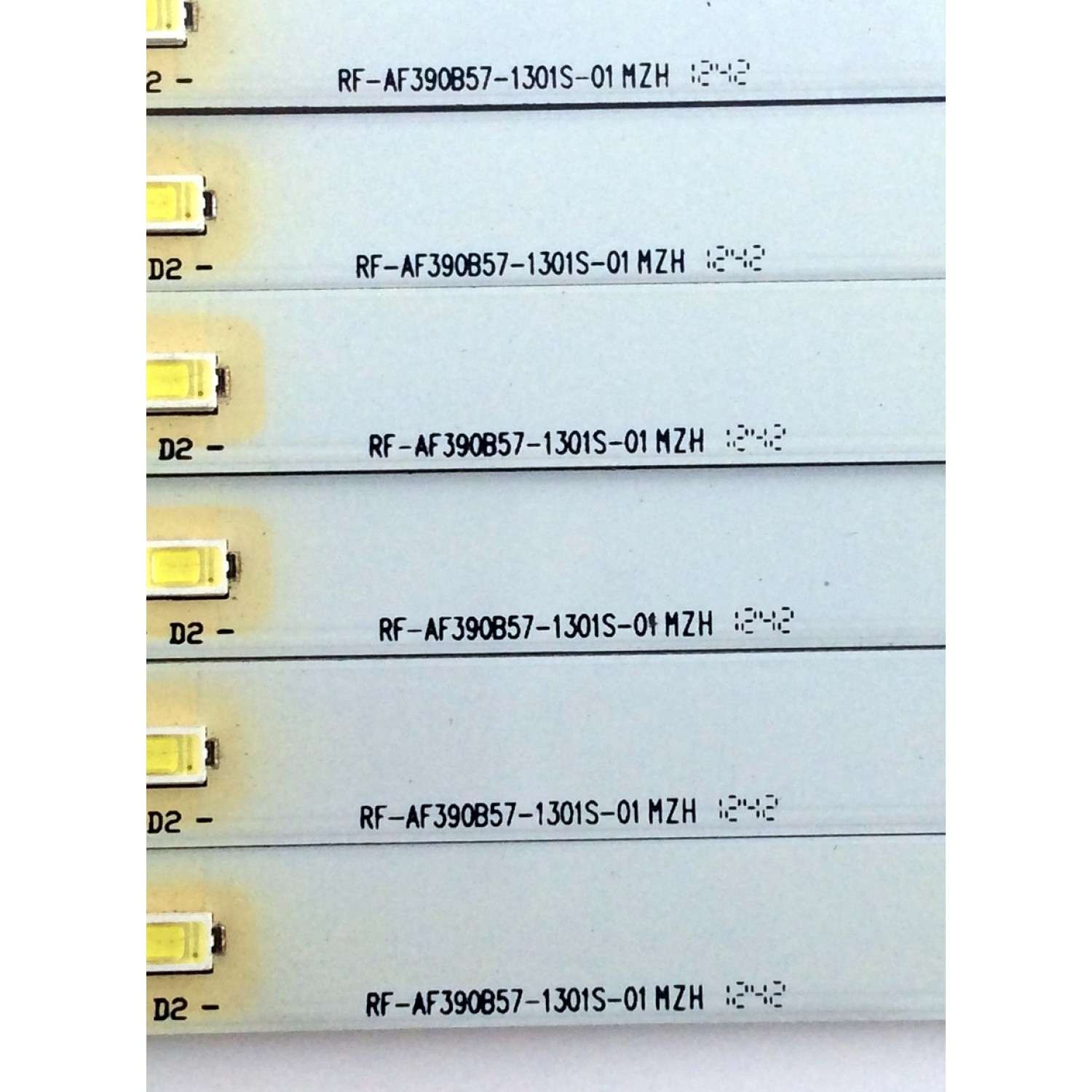 KIT DE LED´S PARA TV (6 PIEZAS) / COBY RF-AF390B57-1301S-01 /  RF-AF390B57-1301S-01 MZH / QC36K5000000 / R3107 4210 / R3107 4211 / R3107 4213 / R3107 4214 / R3107 4236 / PANEL`S V390HJ1-XR01 / V390HJ1-P02 REV.C1 / MODELO LEDTV3916 - Imagen 4