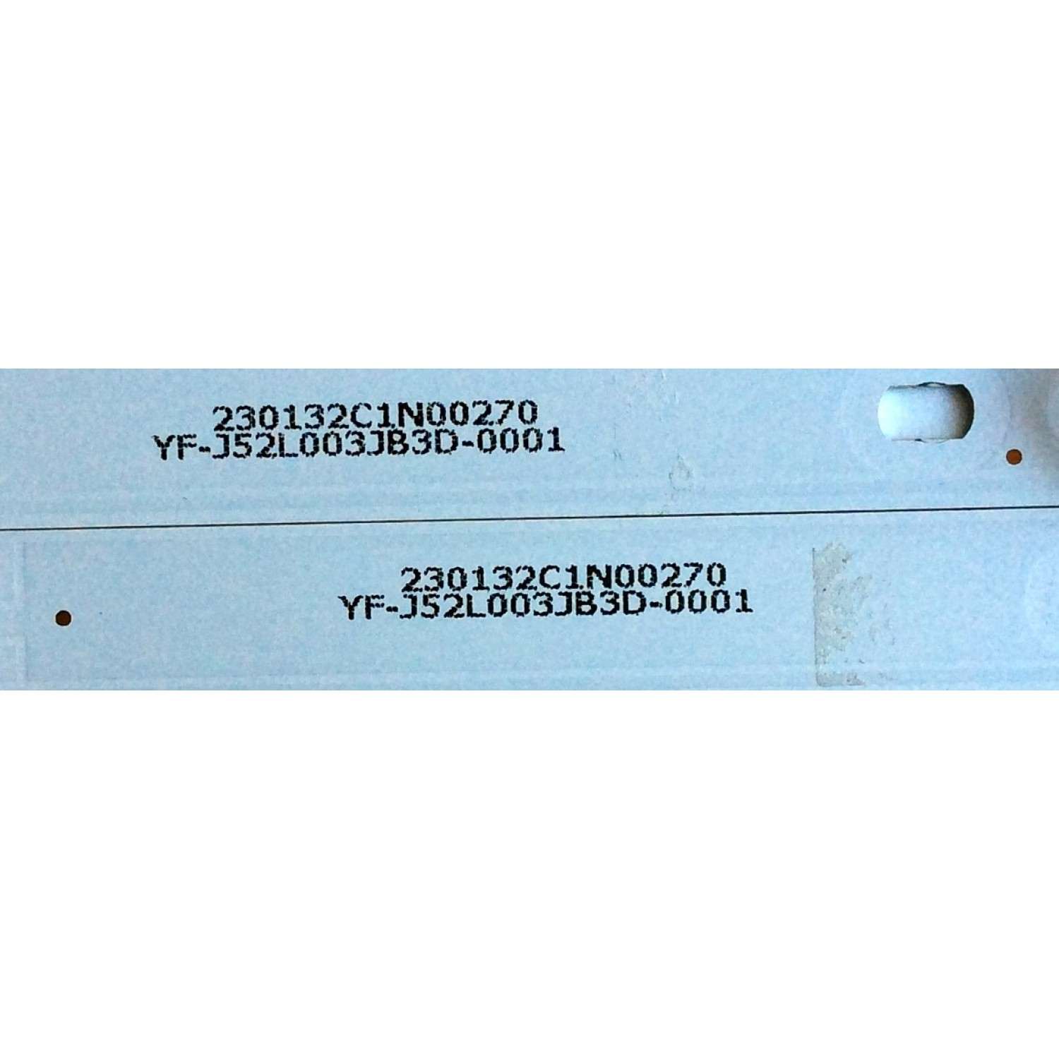 KIT DE LED´S PARA TV (2 PIEZAS) / ELEMENT 6501L618000020 / 06-32C2X6-618-M07W14 / 230132C1N00270 / YF-J52L003JB3D-0001 / PANEL JLTY315A082 / MODELO ELEFW328 - Imagen 4