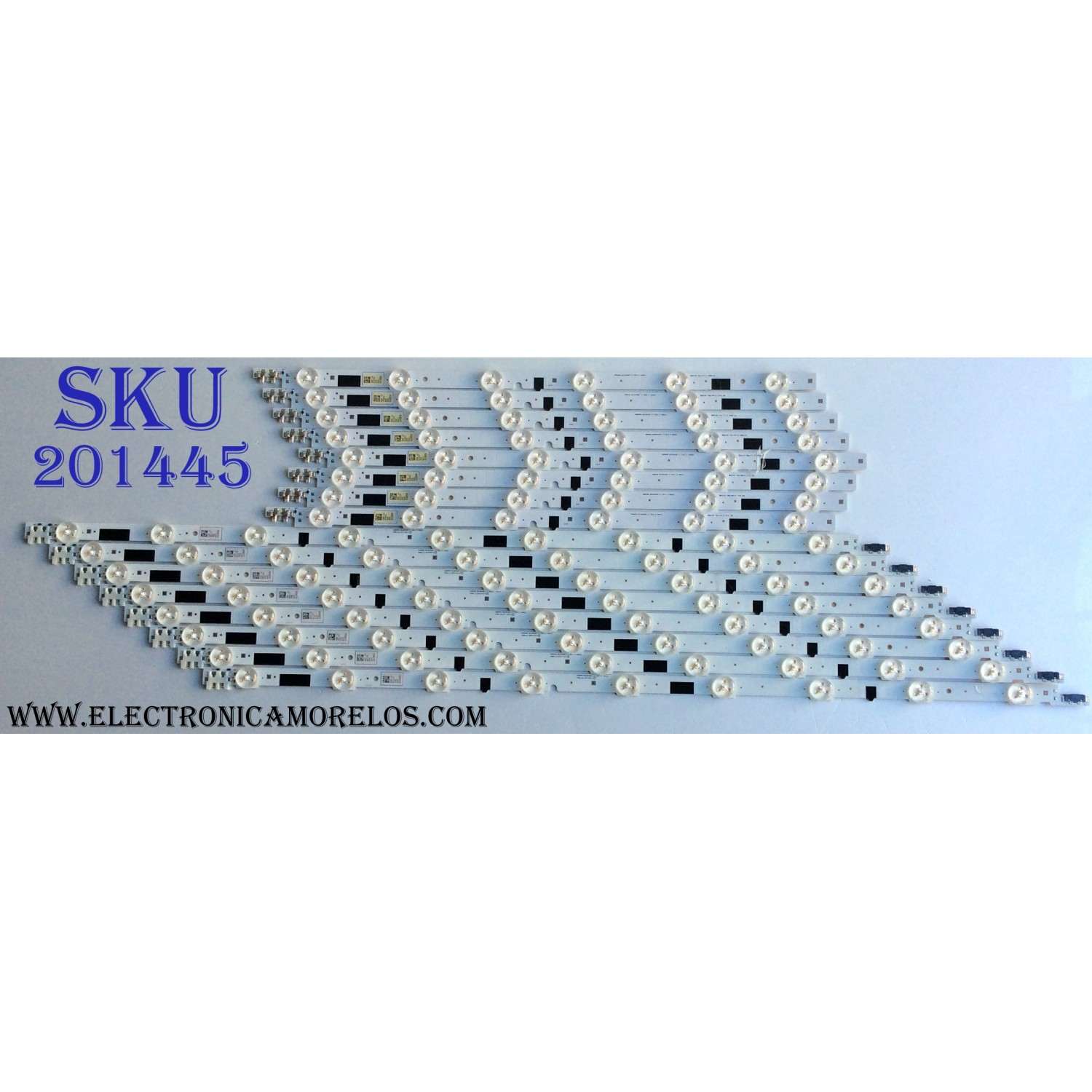 KIT DE LED´S PARA TV (16 PIEZAS) / SAMSUNG BN96-25308A / BN96-25309A / 2013SVS476F / 130212 / BN41-01971A / BN96-25337A / PANEL CY-HF460CSLV1H / MODELOS UN46F6350 / HG46NB670 / HG46NB677 / HG46NB678 / UN46F5500 / UN46F6400 / UN46F6800 / UN46F6300