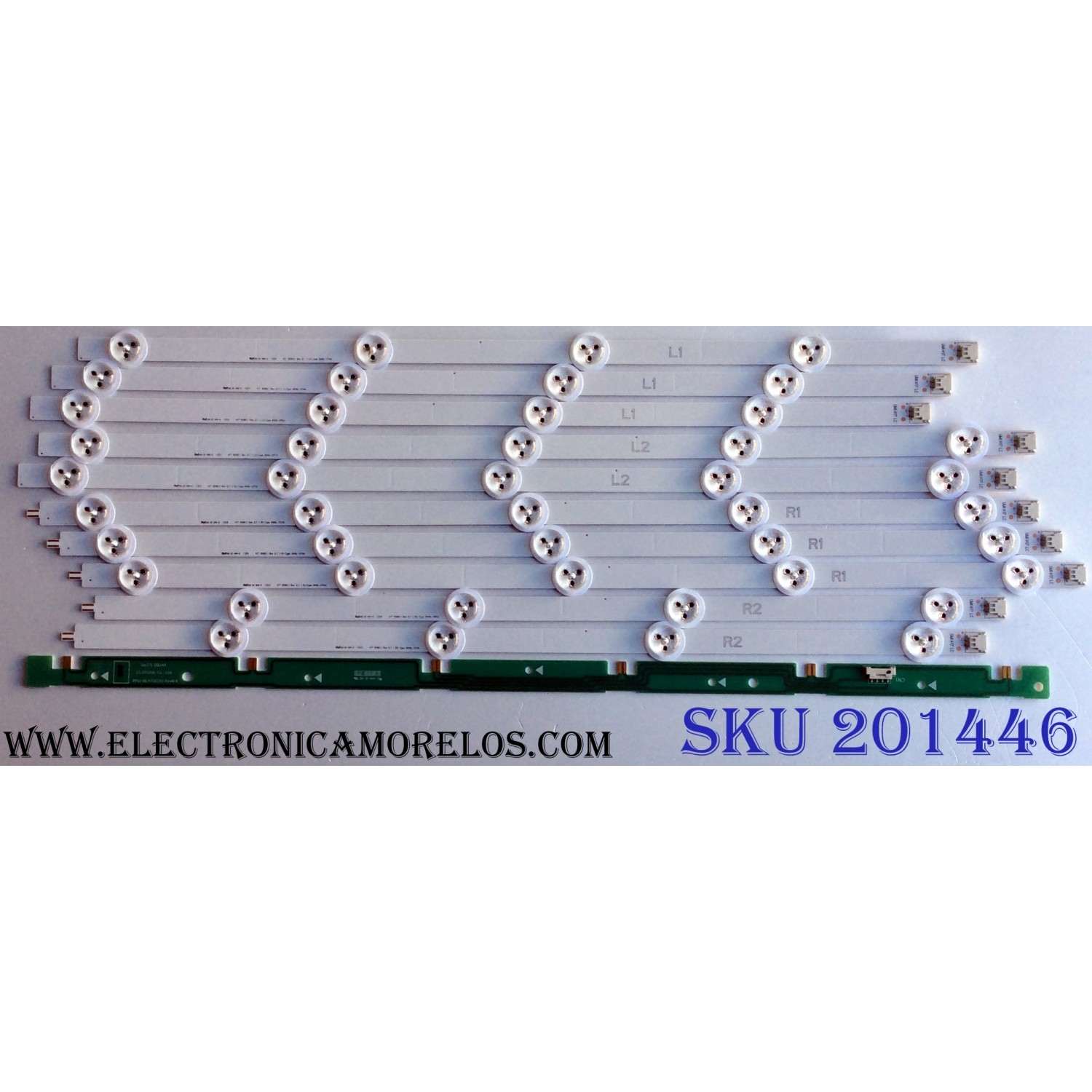 KIT DE LED´S PARA TV (10 PIEZAS) / 6916L-1174A / 6916L-1175A / 6916L-1176A / 6916L-1177A / 6637L-0024A / 6916L-1359A / 6916L-1360A / 6916L-1361A / 6916L-1362A / PANEL LC470DUE (SF)(R1) / MODELO 47LN5200 / E470I-A0 / MAS MODELOS Y PANELES EN DESCRIPCION.