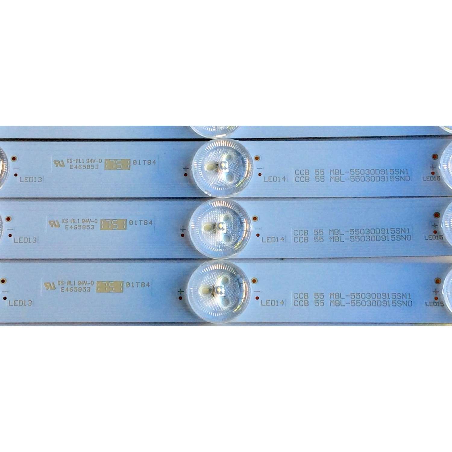 KIT DE LED´S PARA TV / SONY ((9 PIEZAS)) YD8F007DND01B / LSY550FF04-B0J / MBL-55030D915SN1 / MBL-55030D915SN0 / EAHB54T4 / EBHB53T4 / MODELO XBR-55X900F - Imagen 2