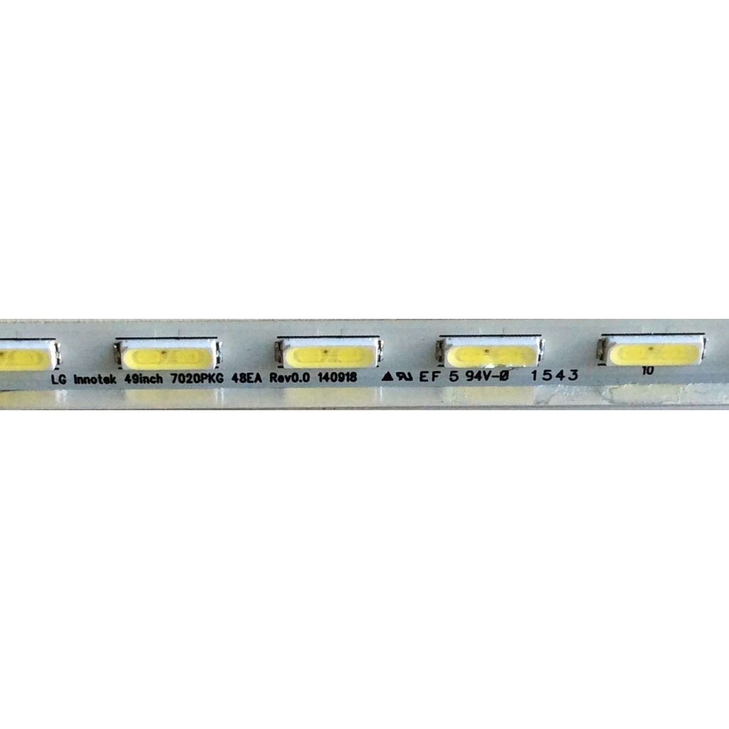 LED PARA TV /  SONY 75.P3B21G001 / 49inch 7020PKG 48EA Rev0.0 140918 / PANEL SYV4941 / MODELO XBR-49X830C - Imagen 2
