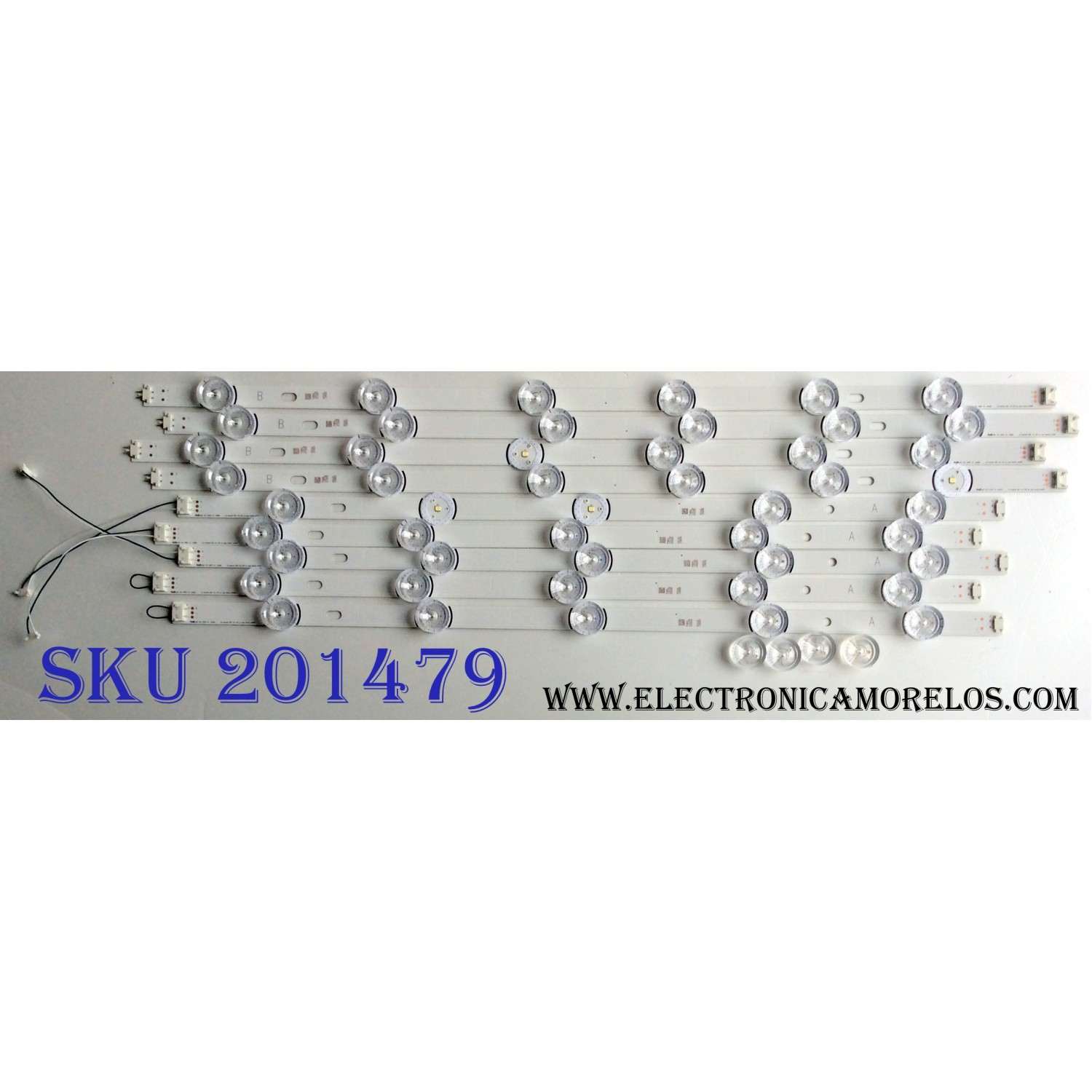 KIT DE LED´S PARA TV (9 PIEZAS) /  SAMSUNG 6916L-1989A / 6916L-1990A / DRT 3.0 55" _A type Rev01_140107 / DRT 3.0 55" _B type Rev01_140107 / PANEL LC550DUH (FG)(A2) / MODELO 55UH6090-UF /  55UH6090-UF.BUSWLJR