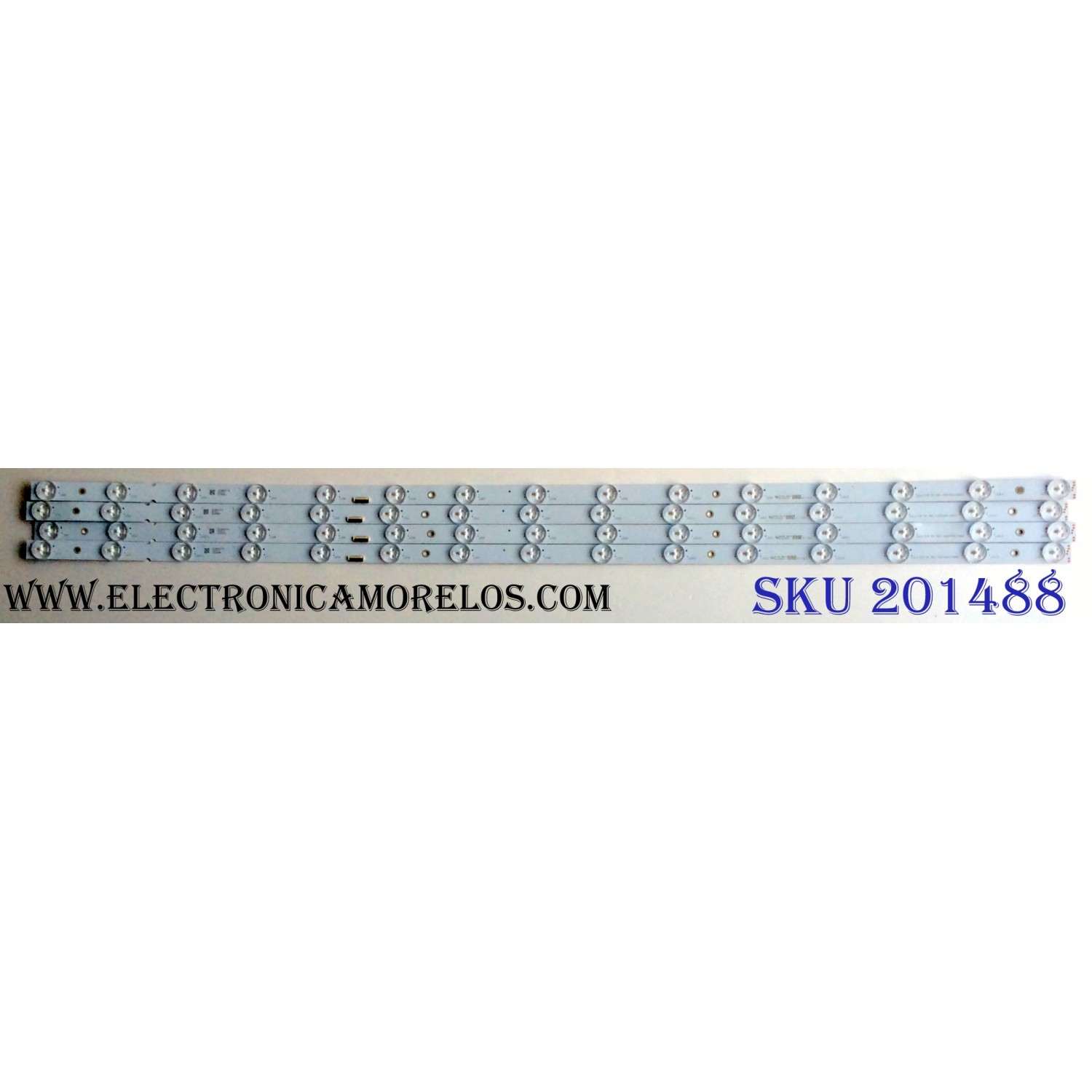 KIT DE LED´S PARA TV (4 PIEZAS) / SONY MBL-49039D615SN2 / CCB 49 MBL-49039D615SN2 / PANEL YD8S005DND01B / MODELO XBR-49X900F