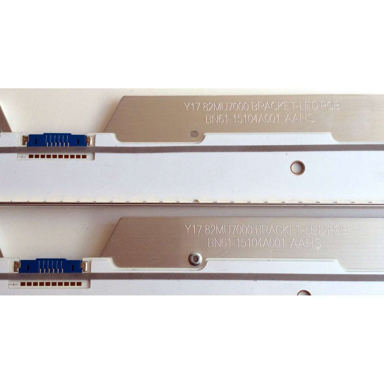 KIT DE LED´S PARA TV (2 BARRAS) / SAMSUNG BN96-43859A / BN61-14104A / PANEL CY-SM082FLLV7H / CY-SM082FLLV6H / CY-SM082FLLV2H / MODELOS UA82MU8000 / UE82MU7002  / UN82MU7000 / UE82MU8000 / UN82MU8000FXZA FB02 / MAS MODELOS COMPATIBLES EN DESCRIPCION - Imagen 2