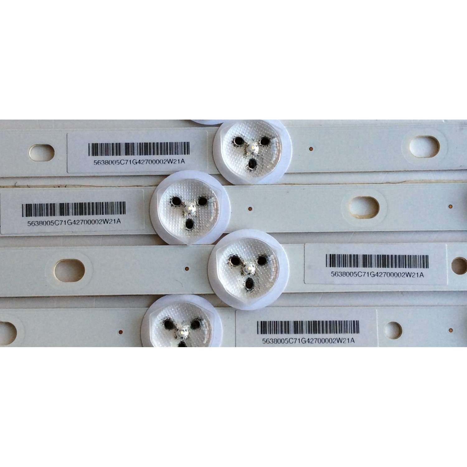 KIT DE LED´S PARA TV (9 PIEZAS) / VIZIO 5638005C / Wistron DRT 40inch L1 131014 (2 PIEZAS) / Wistron DRT 40inch L2 131014 (2 PIEZAS) / Wistron DRT 40inch R1 131014 (3 PIEZAS) / Wistron DRT 40inch R2 131014 (2 PIEZAS) / PANEL  LSC400HM09 / MODELO E400I-B2 - Imagen 3