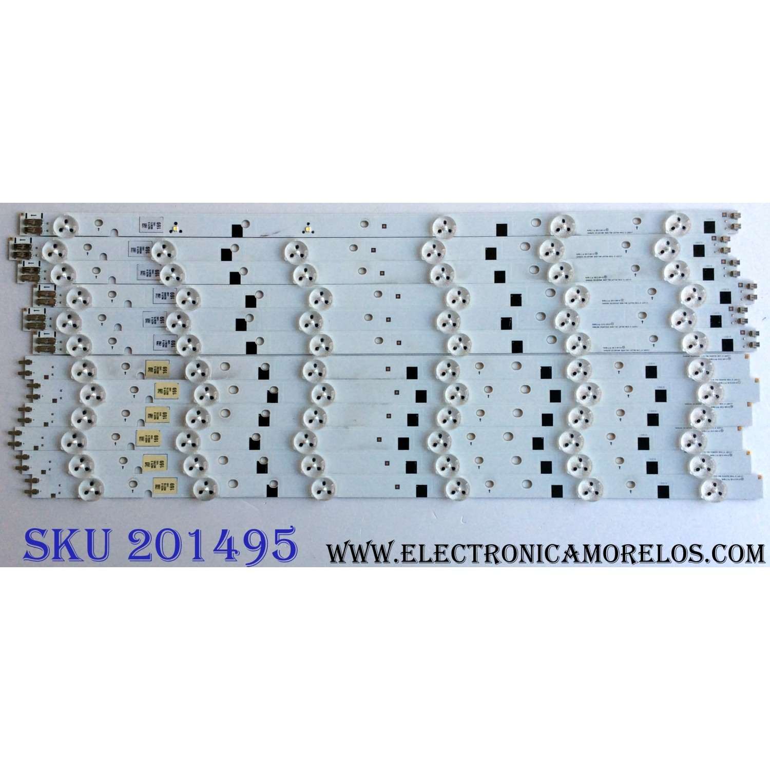 KIT DE LED´S PARA TV (12 PIEZAS) / SAMSUNG 2012SVS46 3228 FHD RIGHT06 REV1.6 120717 / 2012SVS46 3228 FHD LEFT06 REV1.6 120717 / PANEL'S LTJ460HW10-V / LTJ460HJ07-V / MODELOS UN46FH6030 / UN46FH6030FXZA TS01	