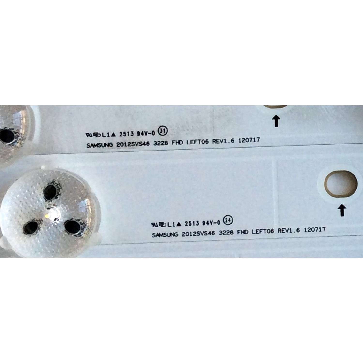 KIT DE LED´S PARA TV (12 PIEZAS) / SAMSUNG 2012SVS46 3228 FHD RIGHT06 REV1.6 120717 / 2012SVS46 3228 FHD LEFT06 REV1.6 120717 / PANEL'S LTJ460HW10-V / LTJ460HJ07-V / MODELOS UN46FH6030 / UN46FH6030FXZA TS01	 - Imagen 6