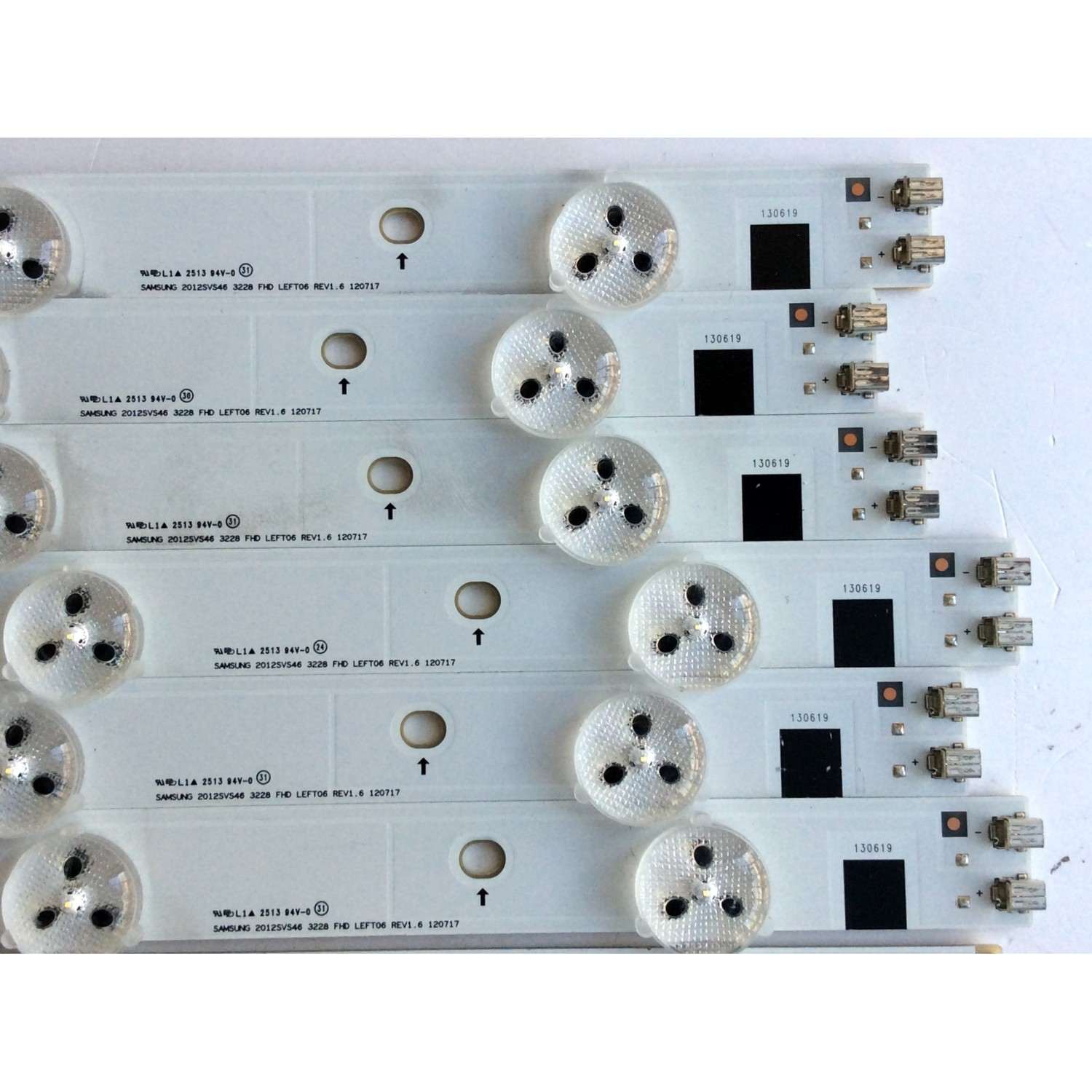 KIT DE LED´S PARA TV (12 PIEZAS) / SAMSUNG 2012SVS46 3228 FHD RIGHT06 REV1.6 120717 / 2012SVS46 3228 FHD LEFT06 REV1.6 120717 / PANEL'S LTJ460HW10-V / LTJ460HJ07-V / MODELOS UN46FH6030 / UN46FH6030FXZA TS01	 - Imagen 3