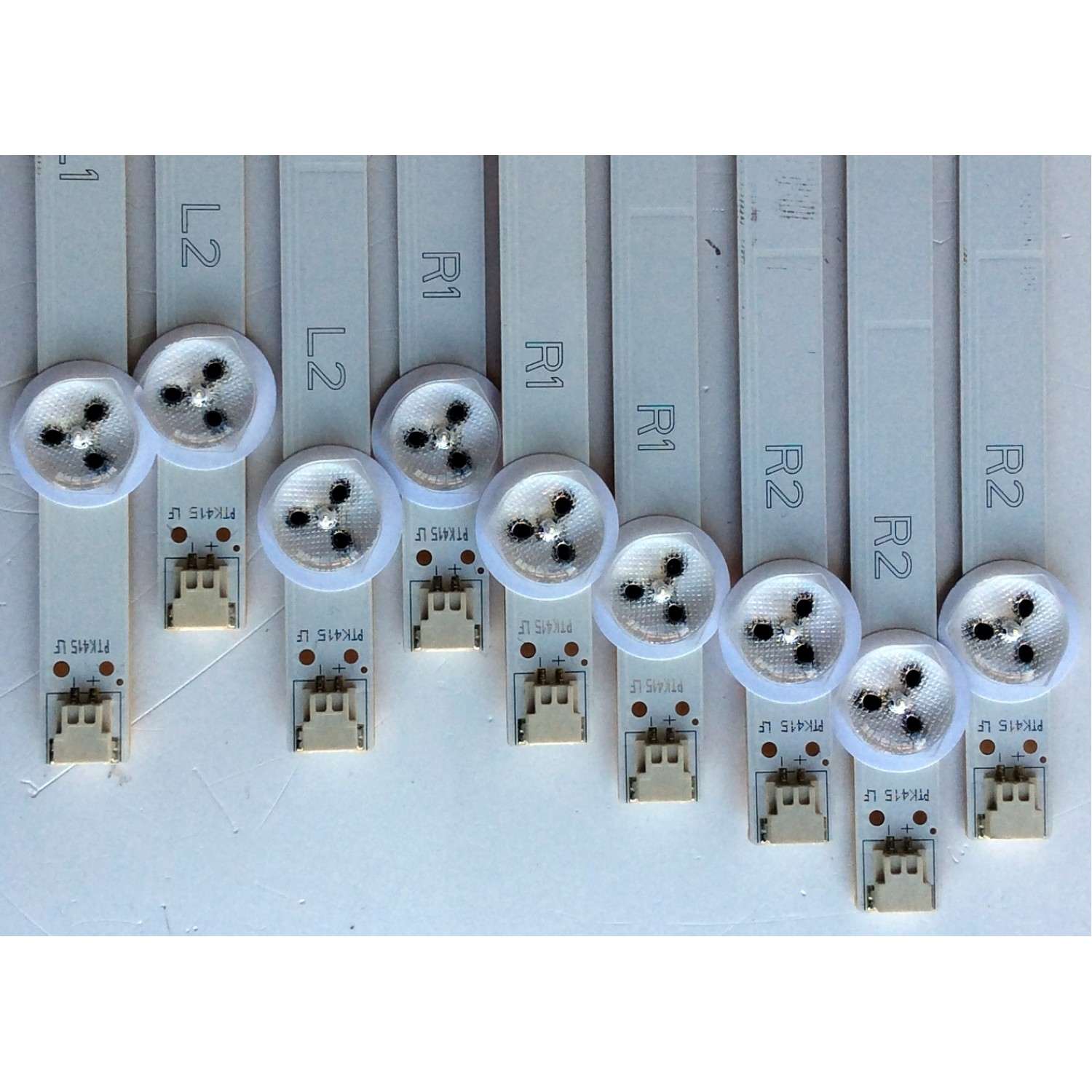 KIT DE LED´S PARA TV (9 PIEZAS) / LG 6916L-1241A / 6916L-1273A / 6916L-1272A / 6916L-1276A / PANEL LC500DUE (SF)(R2) / MODELO 50LA6200-UA / NOTA IMPORTANTE DOS TIRAS NO SON IGUAL PERO SI COMPATIBLES / MAS MODELOS Y PANELES EN DESCRIPCION - Imagen 4