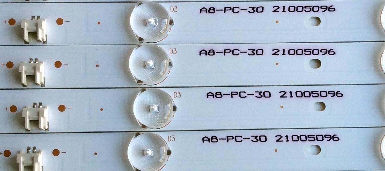 KIT DE LED´S PARA TV (12 PIEZAS) / WESTINGHOUSE 3P55DX002 / A8-PC-30 210025096 / 0355DX007 / PANEL MD5512YTLU / MODELO WD55UB4530 - Imagen 4