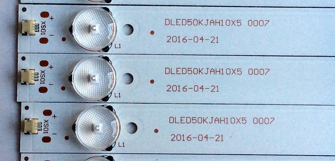 KIT DE LED´S PARA TV (10 PIEZAS )  / DLED50KJAH10X5 / E177671B/PEC DGV0-3A / PIH/B2/2/F4 / PANEL V500HJ1-PE8(C7)  - Imagen 3