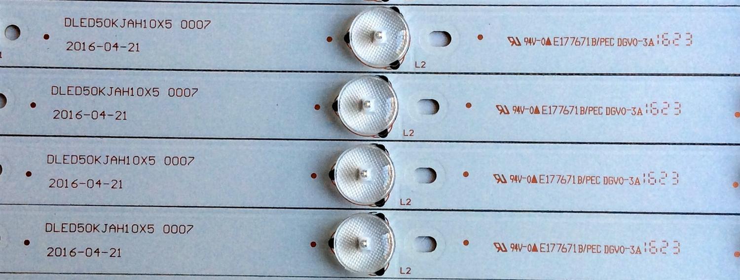 KIT DE LED´S PARA TV (10 PIEZAS )  / DLED50KJAH10X5 / E177671B/PEC DGV0-3A / PIH/B2/2/F4 / PANEL V500HJ1-PE8(C7)  - Imagen 2