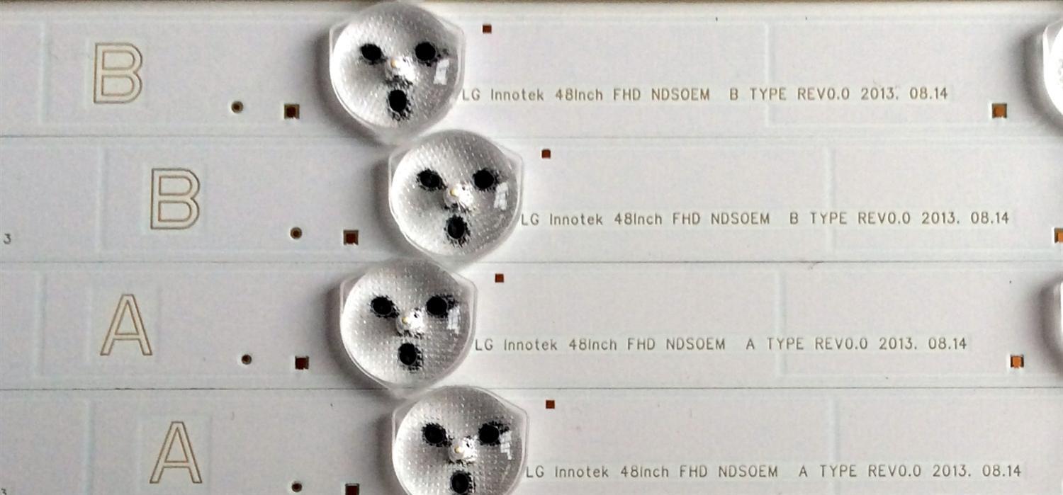 KIT DE LED´S PARA TV (12 PIEZAS) / SONY 173475211 / 1-889-674-11 / LG Innotek 48inch FHD NDS0EM A TYPE REV0.0 2013. 08.14 / LG Innotek 48inch FHD NDS0EM B TYPE REV0.0 / PANEL´S LSY480HN01-001 / NS4S480DND01 / 480DND01 / MODELO KDL-48W600B / KDL-48R470B - Imagen 6