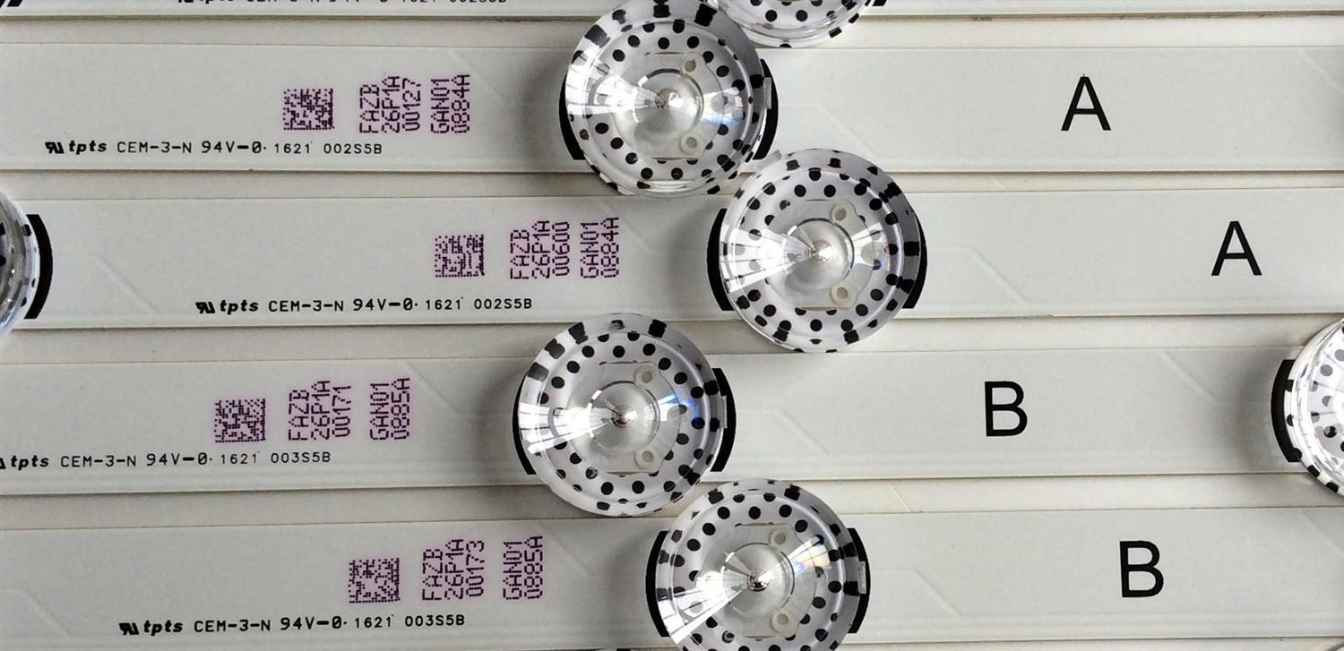 KIT DE LED´S PARA TV (8 PIEZAS) / LG 6916L-0884A / 6916L-0885A / DRT4.0 REV0 7 A-TYPE SVL400 / DRT4.0 REV0 7 B-TYPE SVL400 / 0884A / 0885A / 002S5B / 003S5B / MODELO 48LA5300-UA - Imagen 5