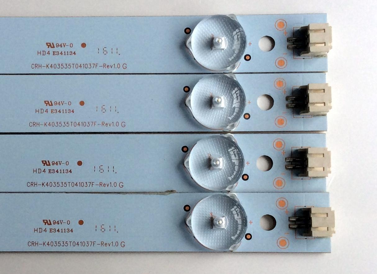 KIT DE LED´S PARA TV (4 PIEZAS) / SCEPTRE CRH-K403535T041037F-REV1.0 / E341134 / 207481 / A7M01J56PAA1630K / PANEL CN40HB772 / MODELOS X40 SBNV93CD / X40 - Imagen 2