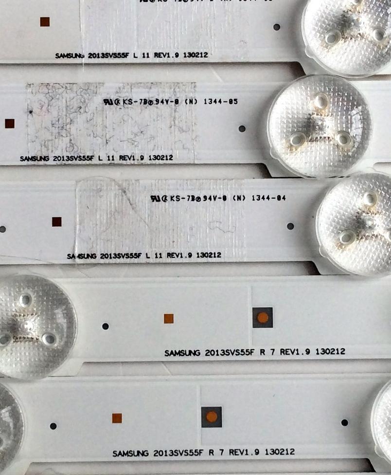 KIT DE LED´S PARA TV (20 PIEZAS) / SAMSUNG BN96-25312A / BN96-25313A / SAMSUNG 2013SVS55F / 2013SVS55F / 130212 / BN41-01972A / BN96-25338A / D2GE-550SCA-R3 / D2GE-550SCB-R3 / PANEL´S CY-HF550CSLV5H / CY-HF550CSLV3H / MODELOS CHECAR DESCRIPCION - Imagen 5