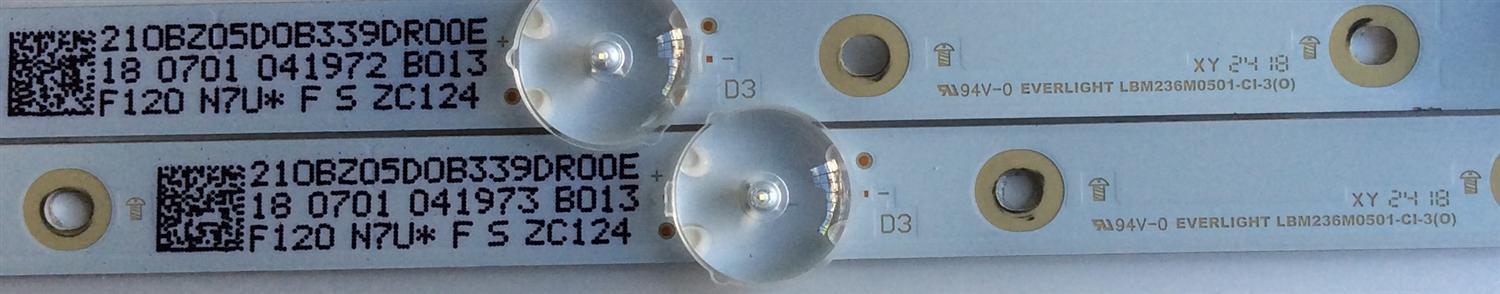 KIT DE LED´S PARA TV (2 PIEZAS) / INSIGNIA LBM236M0501-CI-3(0) / 210BZ05D0B339DR00E / PANEL TPM236WH2-WHBN00.K REV:S5941A / MODELO NS-24DF310NA19 - Imagen 3