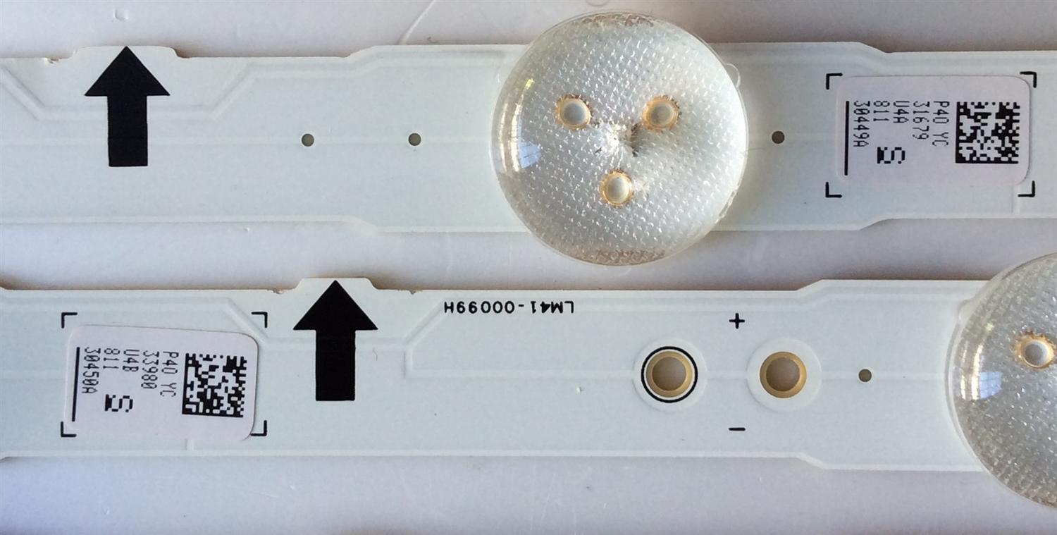 KIT DE LED´S PARA TV / SAMSUNG((INCOMPLETO SOLO 7 PIEZAS))CY-GH040BGLVXH / 30449A/30450A / BN96-30449A( 3 PIEZAS )/ BN96-30450A( 4 PIEZAS )/ SAMSUNG_2014SVS40_3228_L06_REV1.1_131112 / SAMSUNG_2014SVS40_3228_R03_REV1.1_131112 /MODELO LH40DMEPLGA/GO TS02 - Imagen 4