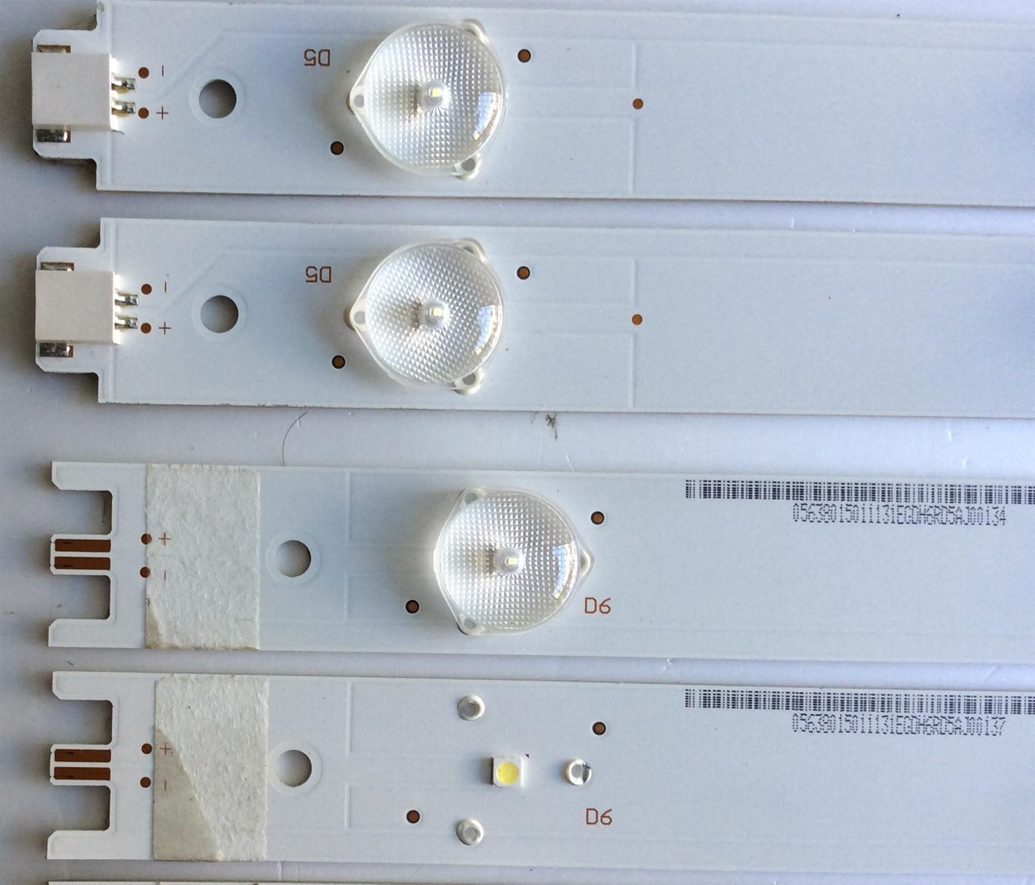 KIT DE LEDS PARA TV VIZIO ORIGINAL 10 PIEZAS / NUMERO DE PARTE IC-B-HWX40D495L / IC-B-HWX40D495R / 05638005052111 / 05638015011131 / E466169 / PANEL LSC400HN02-602 / LSC400HM10-S01 / MODELO E40-C2 / E40-C2 LWZQSFAR - Imagen 2